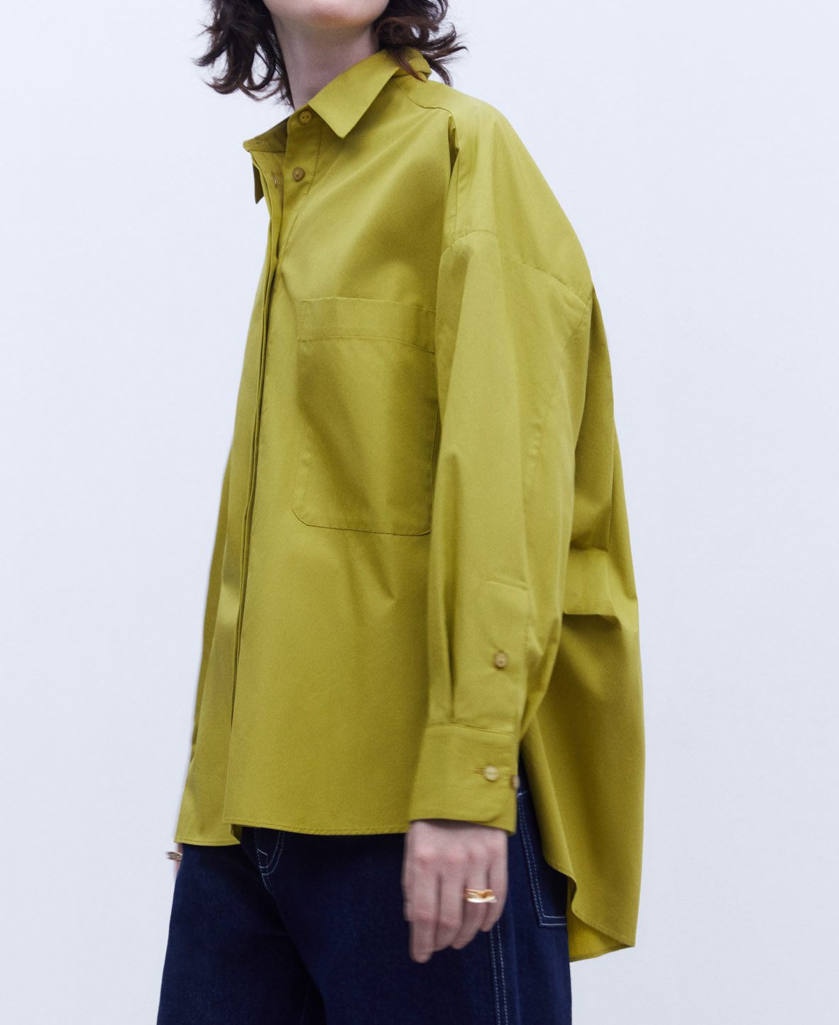Oversize shirt in cotton image number 0