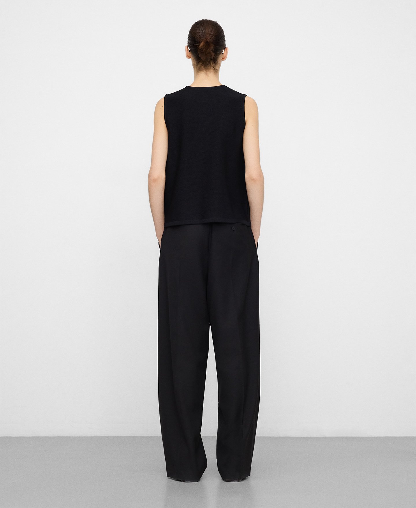 Top punto intarsia flecos image number 2