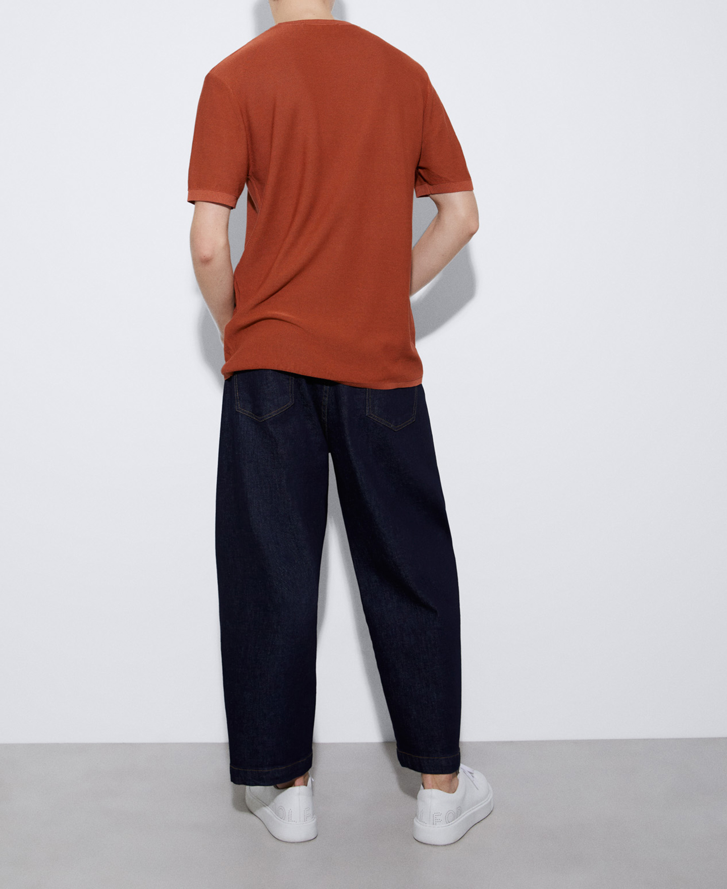 Camiseta oversize en algodón y viscosa image number 2