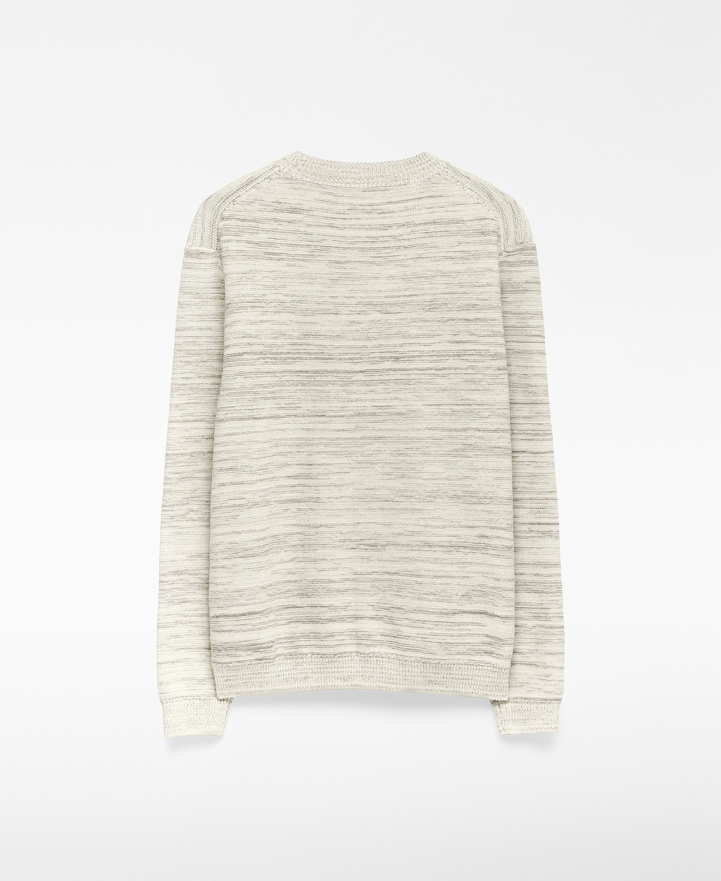 Pull marbré à col rond pour homme image number 5