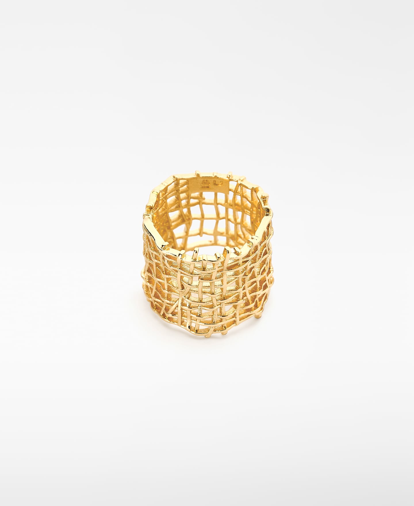 Metal mesh ring image number 0