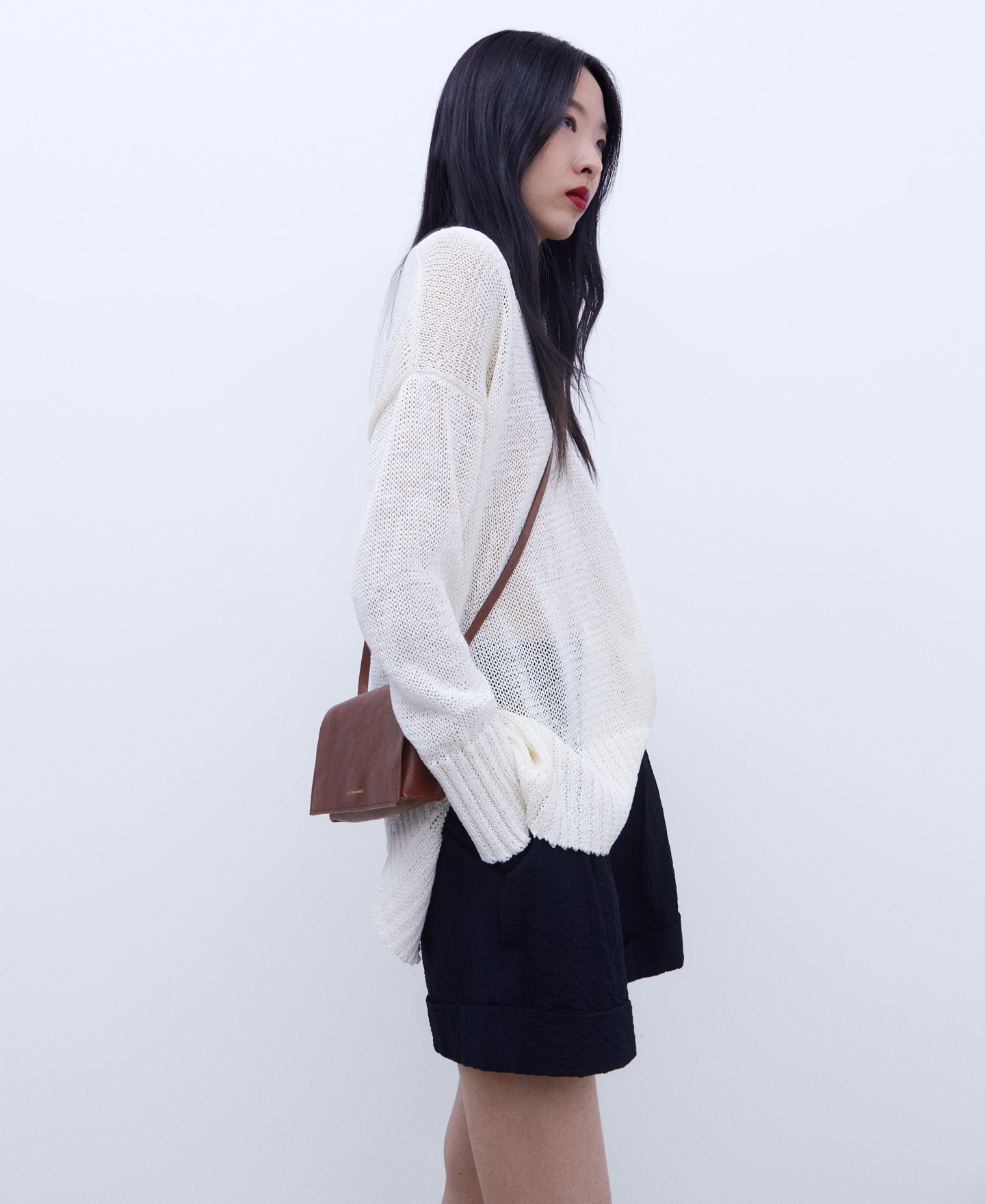 Vachetta leather shoulder bag image number 4