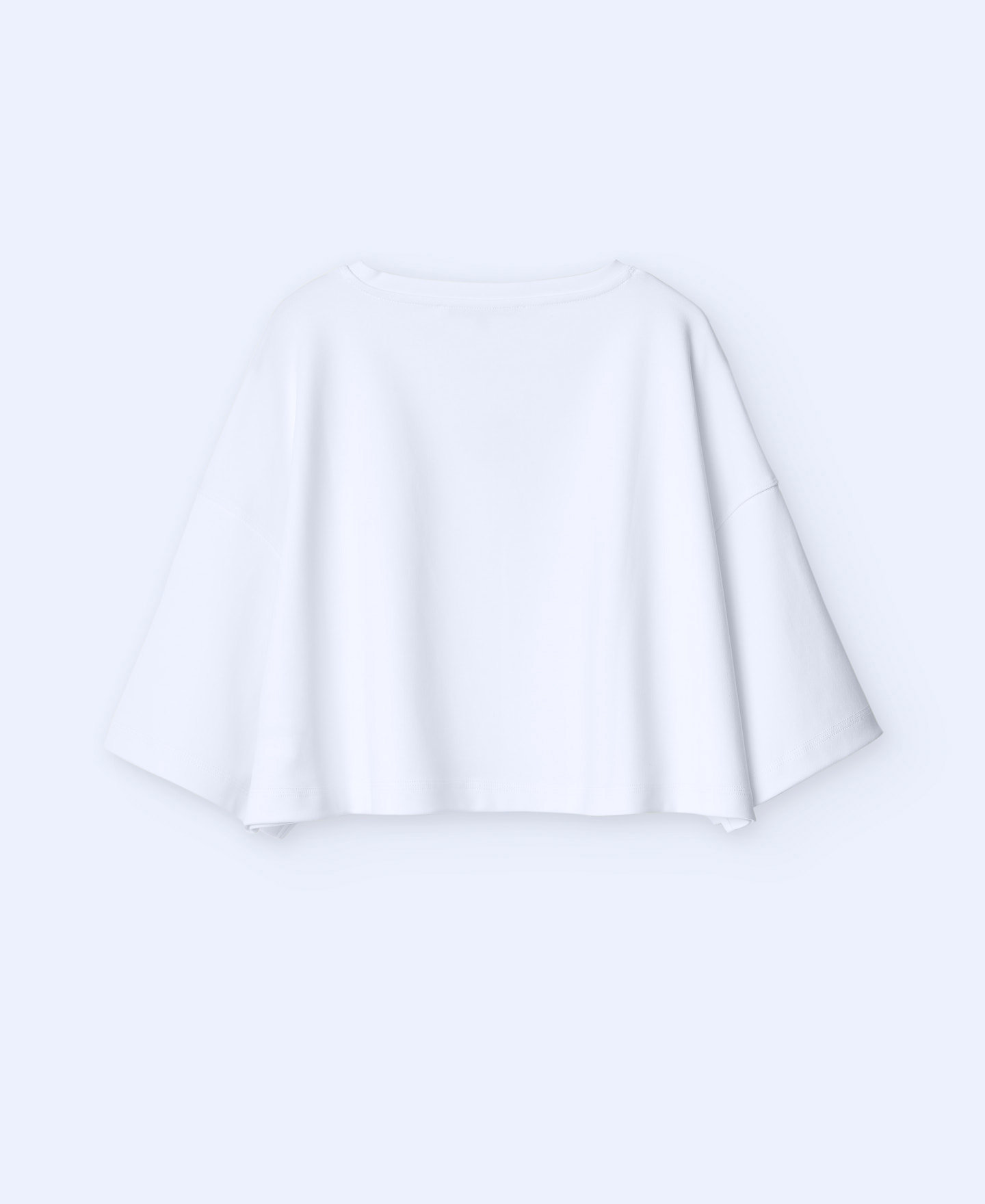 Cropped cotton t-shirt image number 5