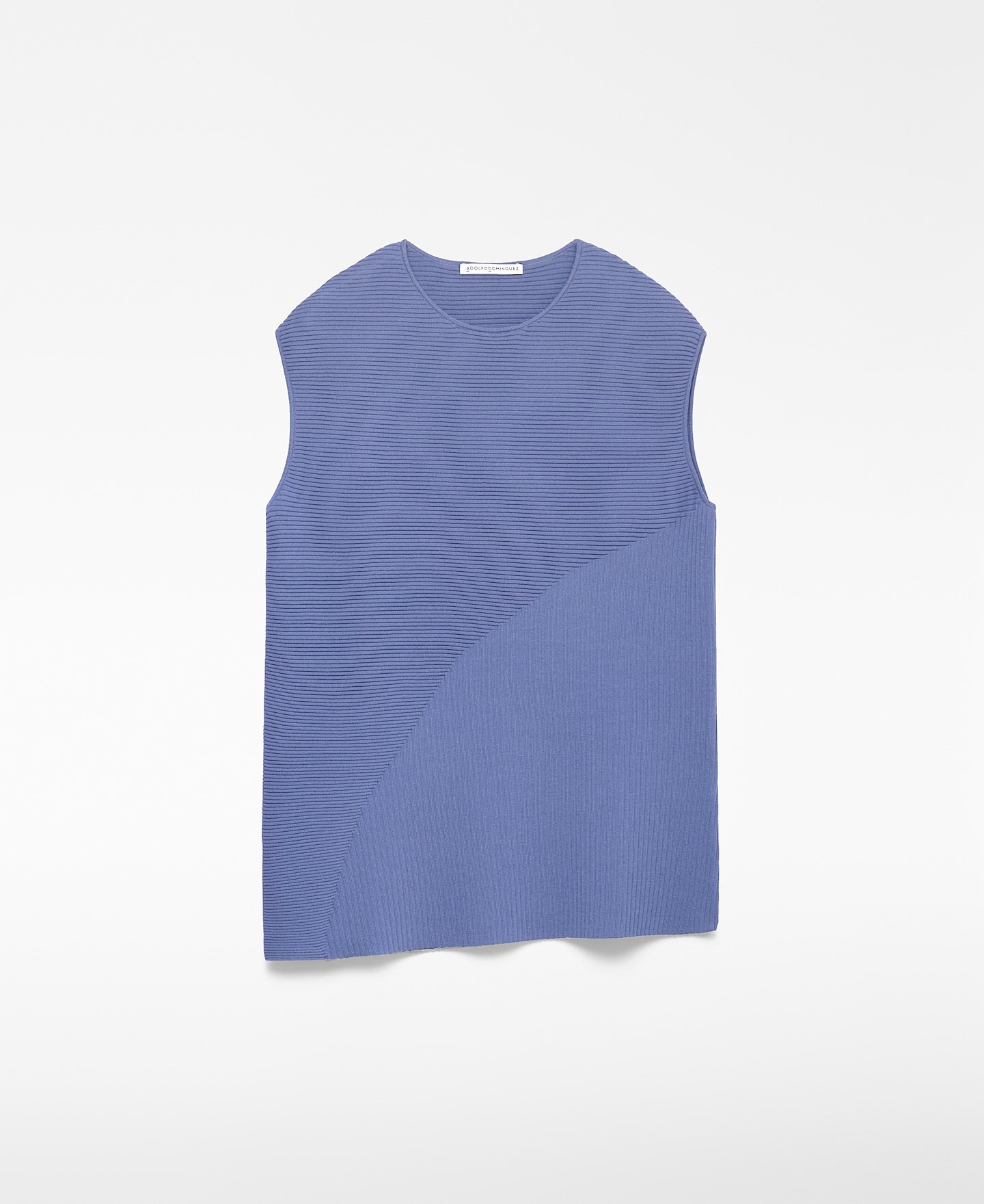Ribbed knit top woman image number 4