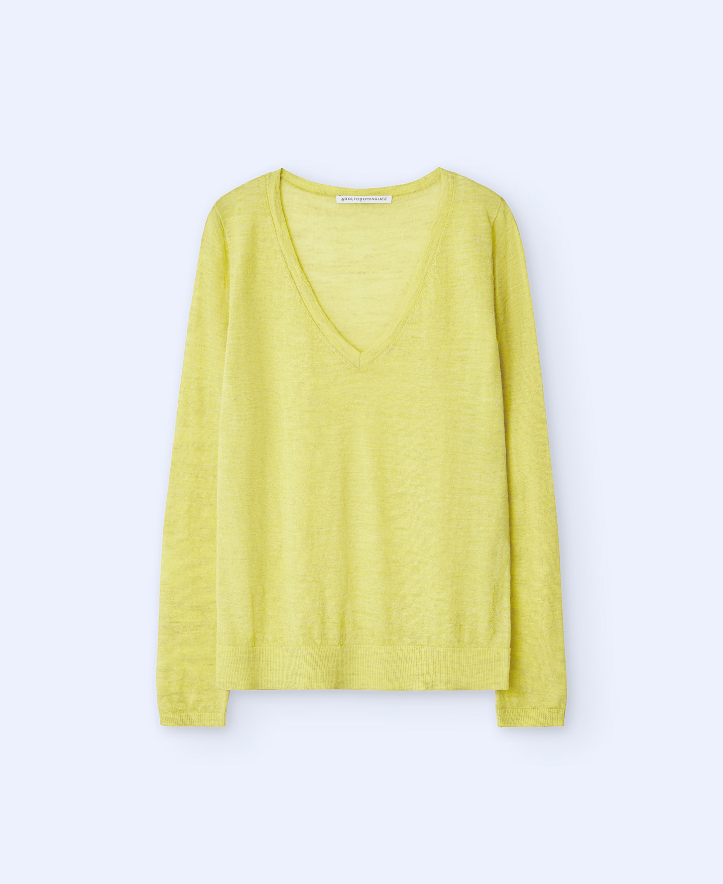 Linen fabric sweater image number 4