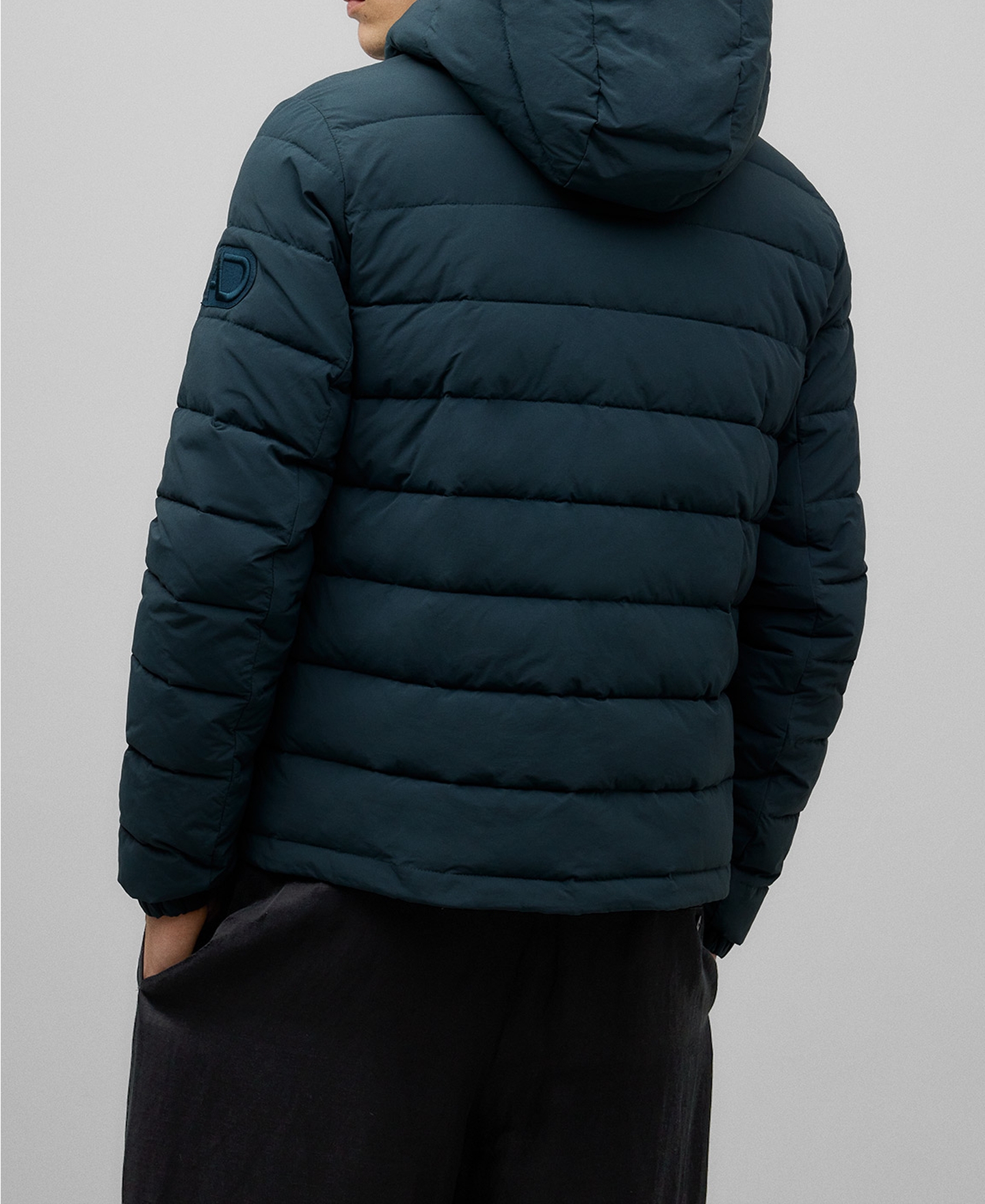 Quilted hooded coat man image number 2