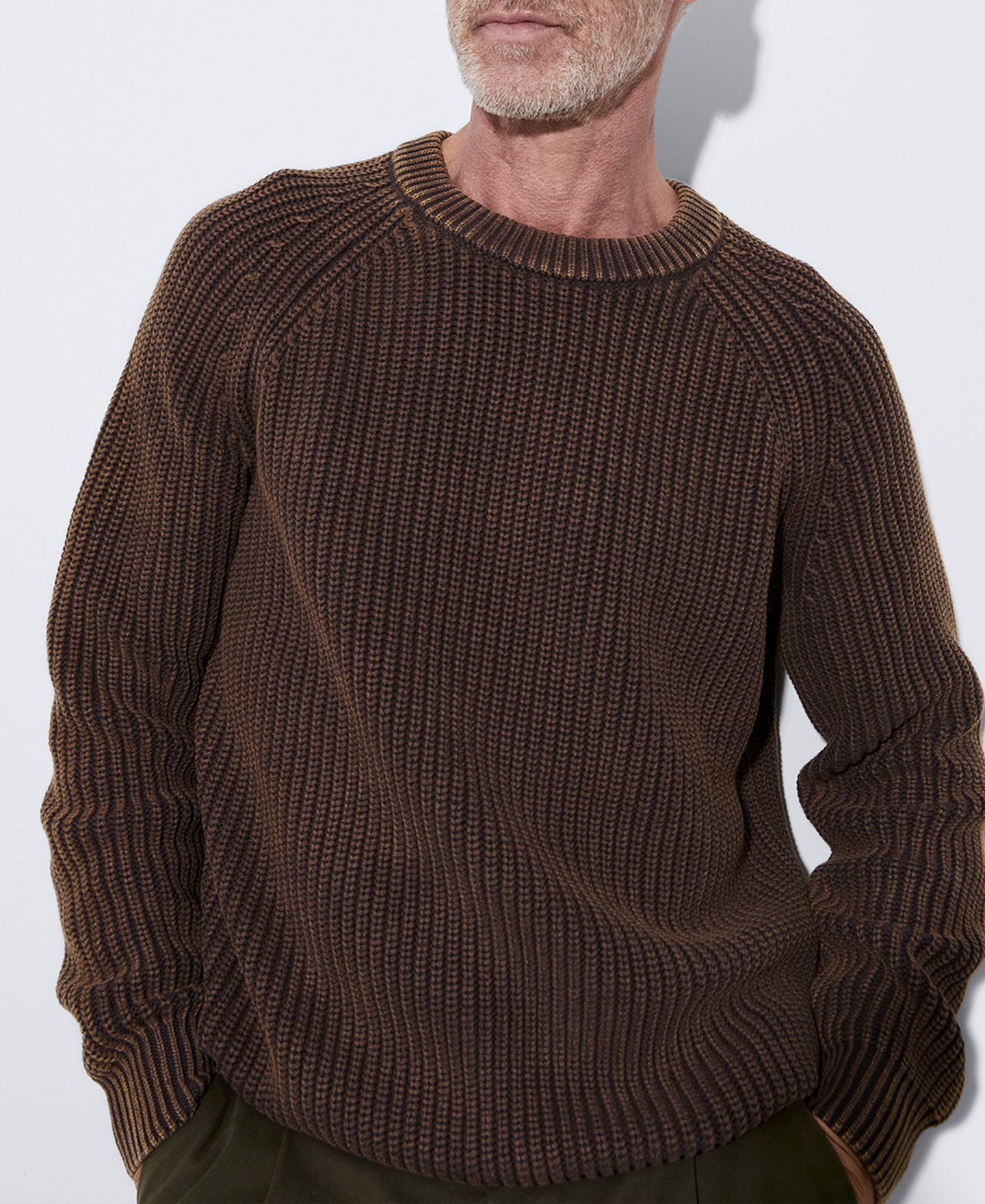 English knitted cotton sweater image number 0