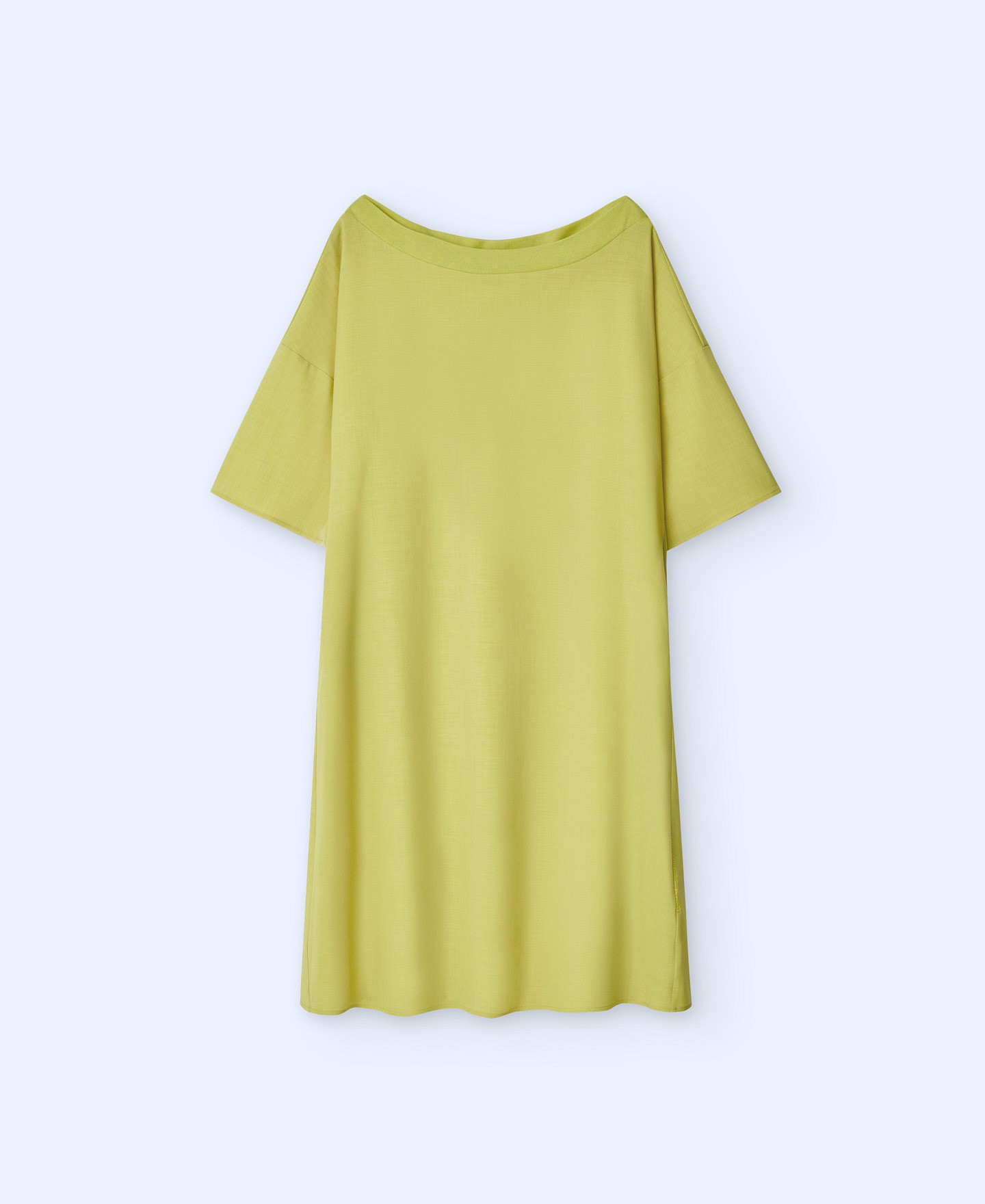 Vestido corto evasé image number 4