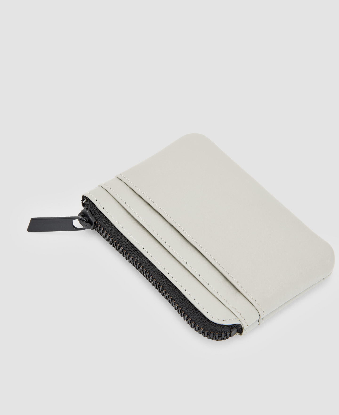 Cowhide leather coin purse image number 1
