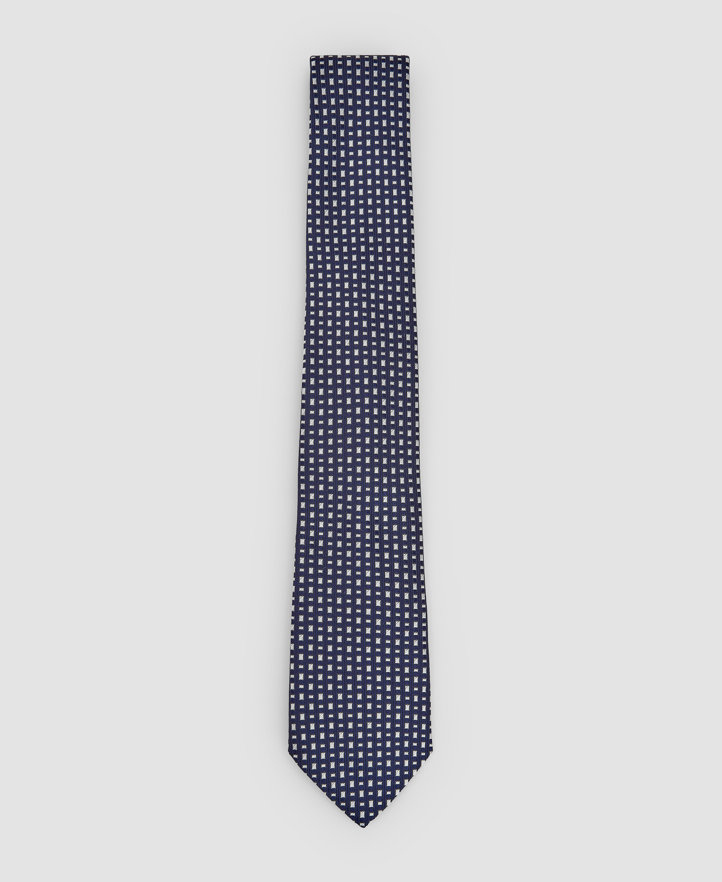 Natural silk microdrawing tie image number 0