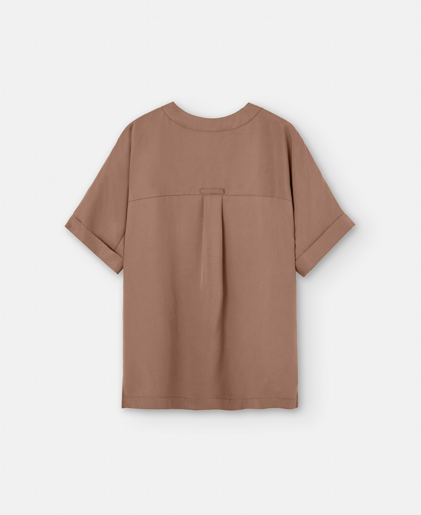 Short sleeve japanese blouse in lyocell image number 5