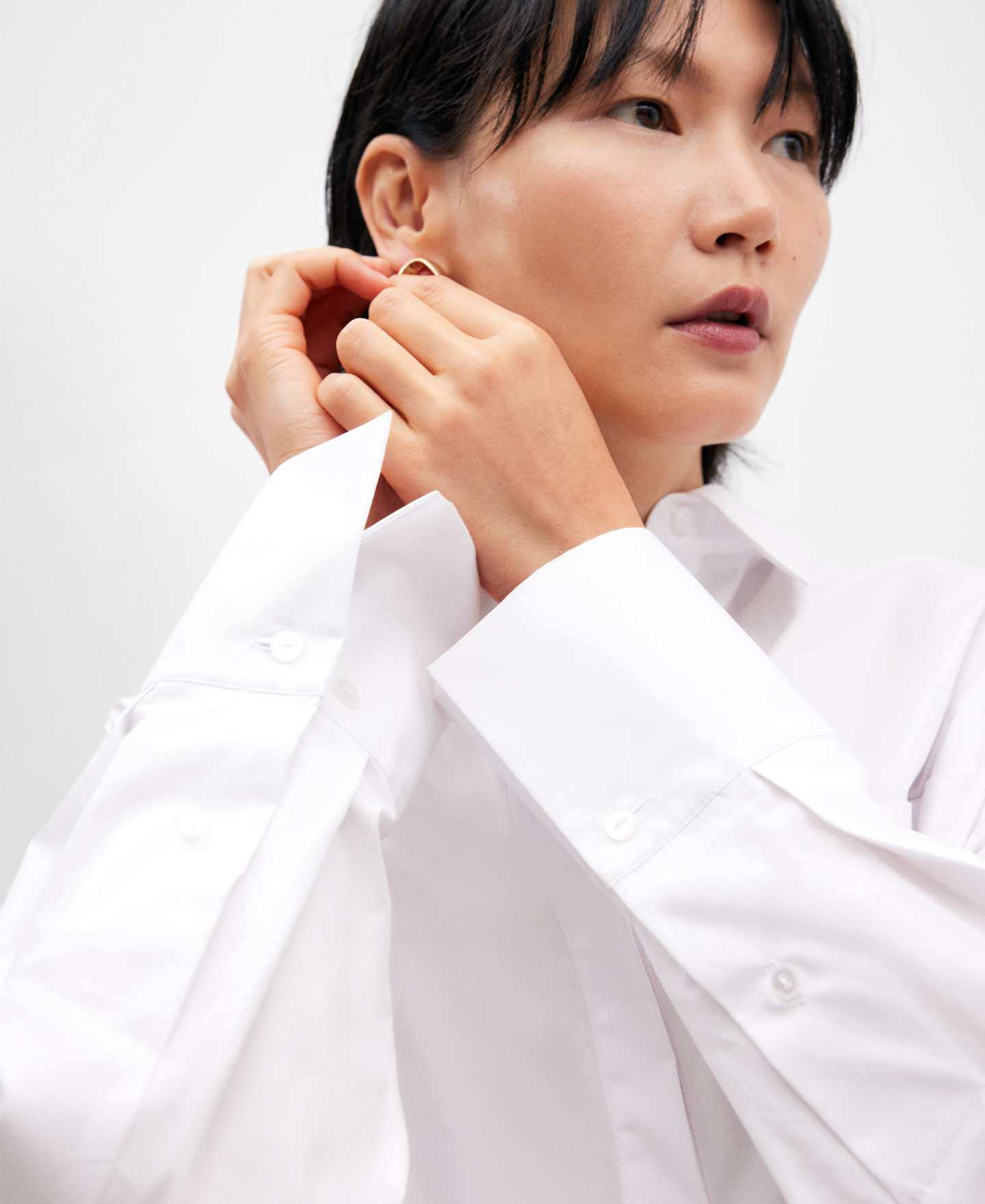 Chemise oversize en coton image number 3