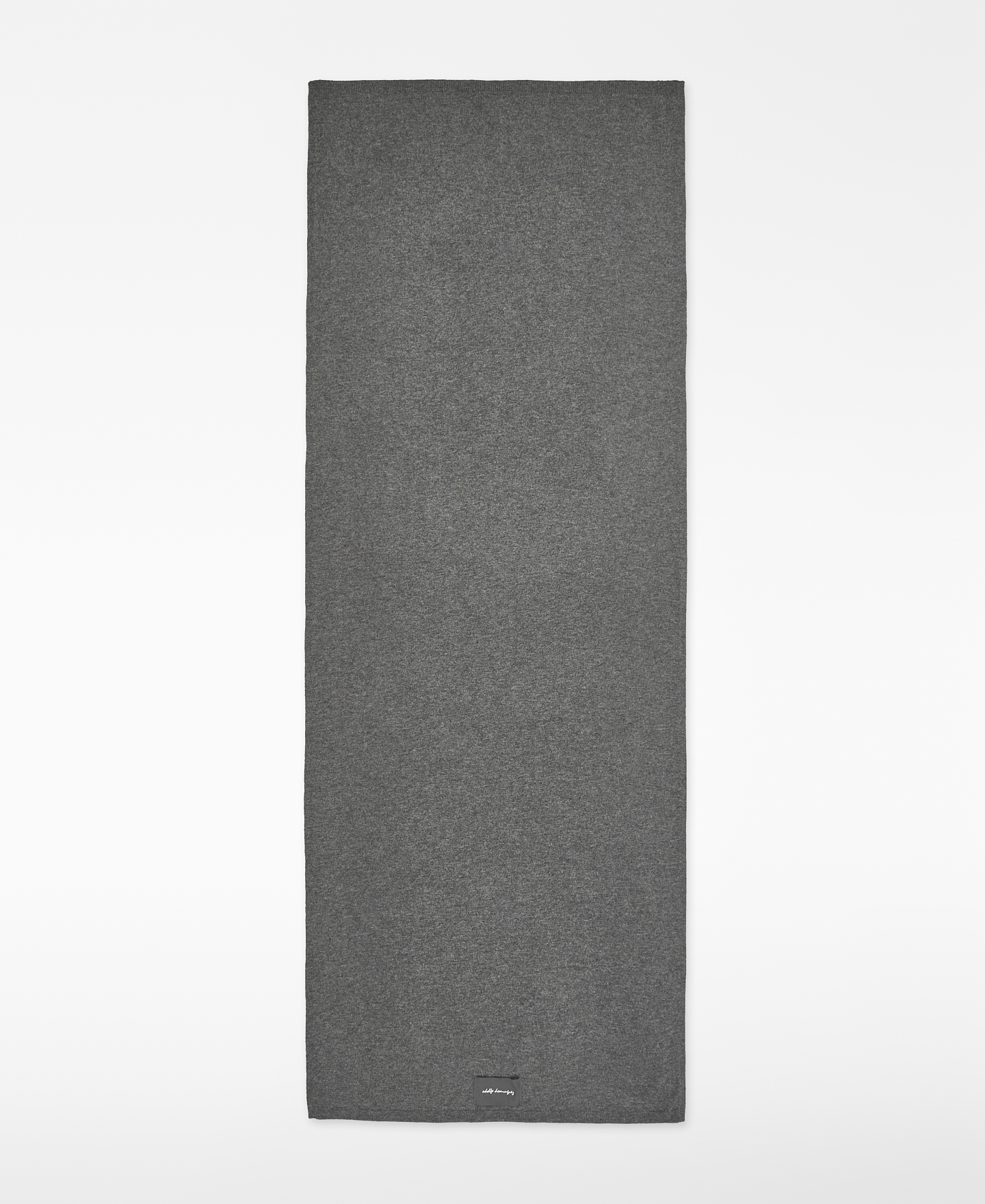 Merino wool plain-knit scarf image number 0