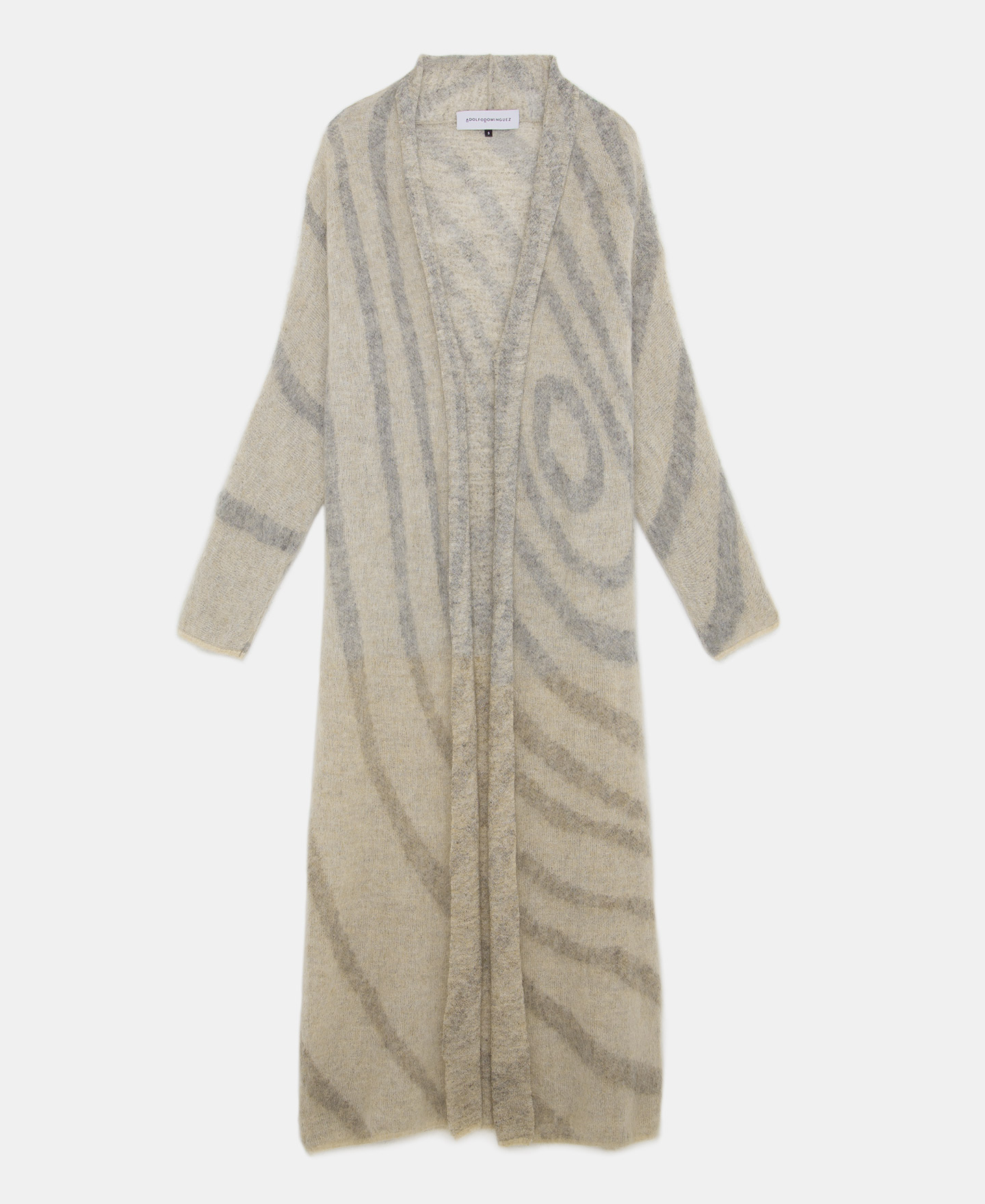 Mohair knitted spiral jacket image number 4