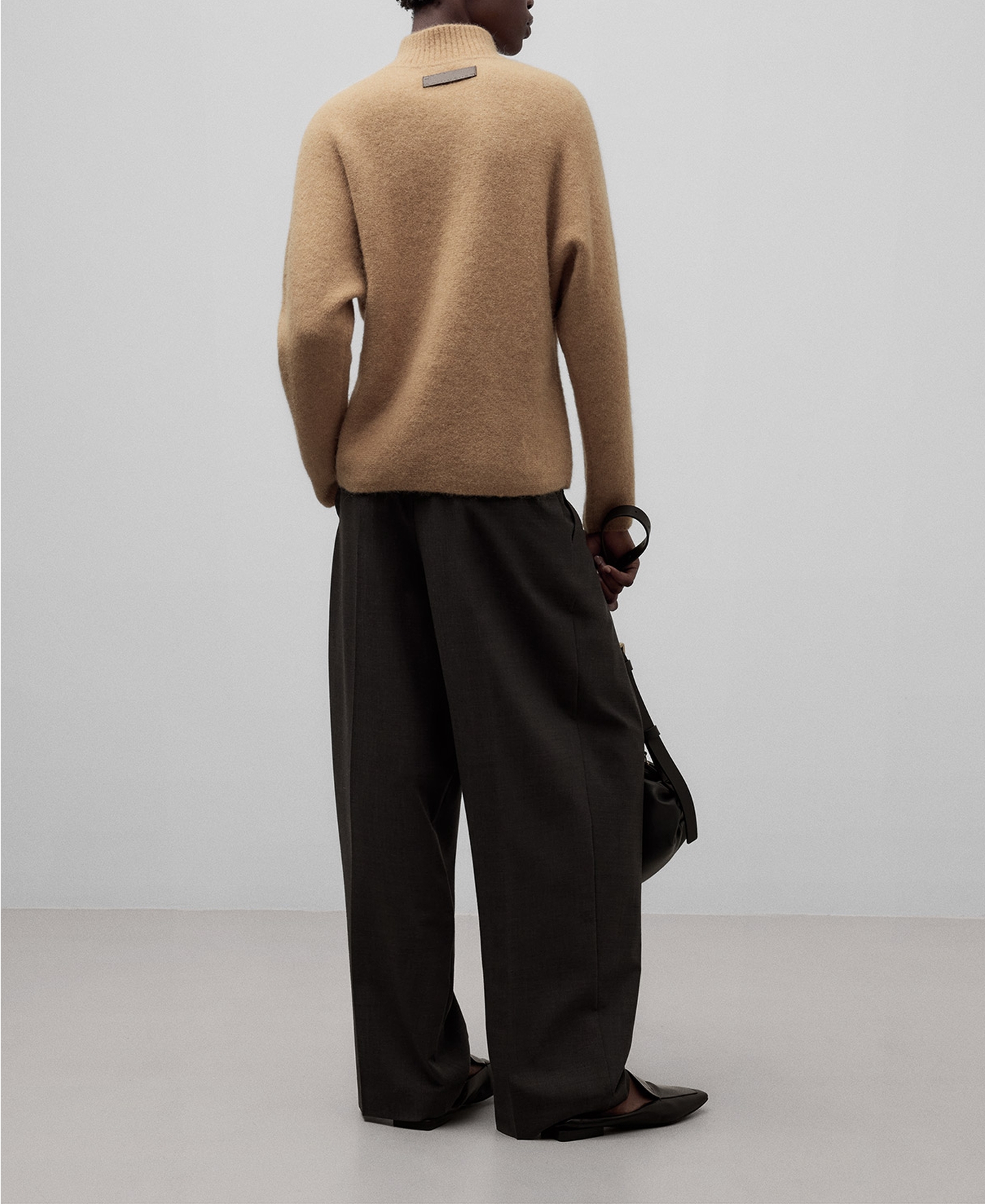 Jersey cuello perkins alpaca mujer image number 2
