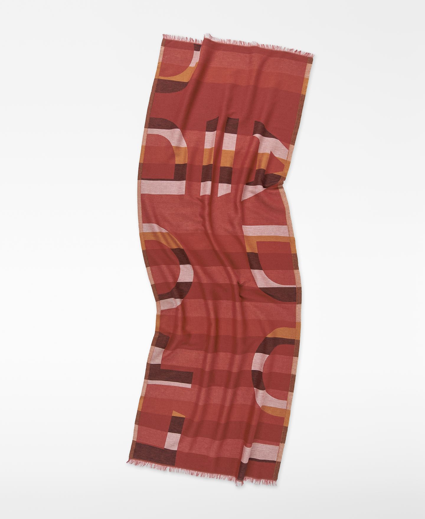 Chal jacquard maxi logo rayas mujer image number 1