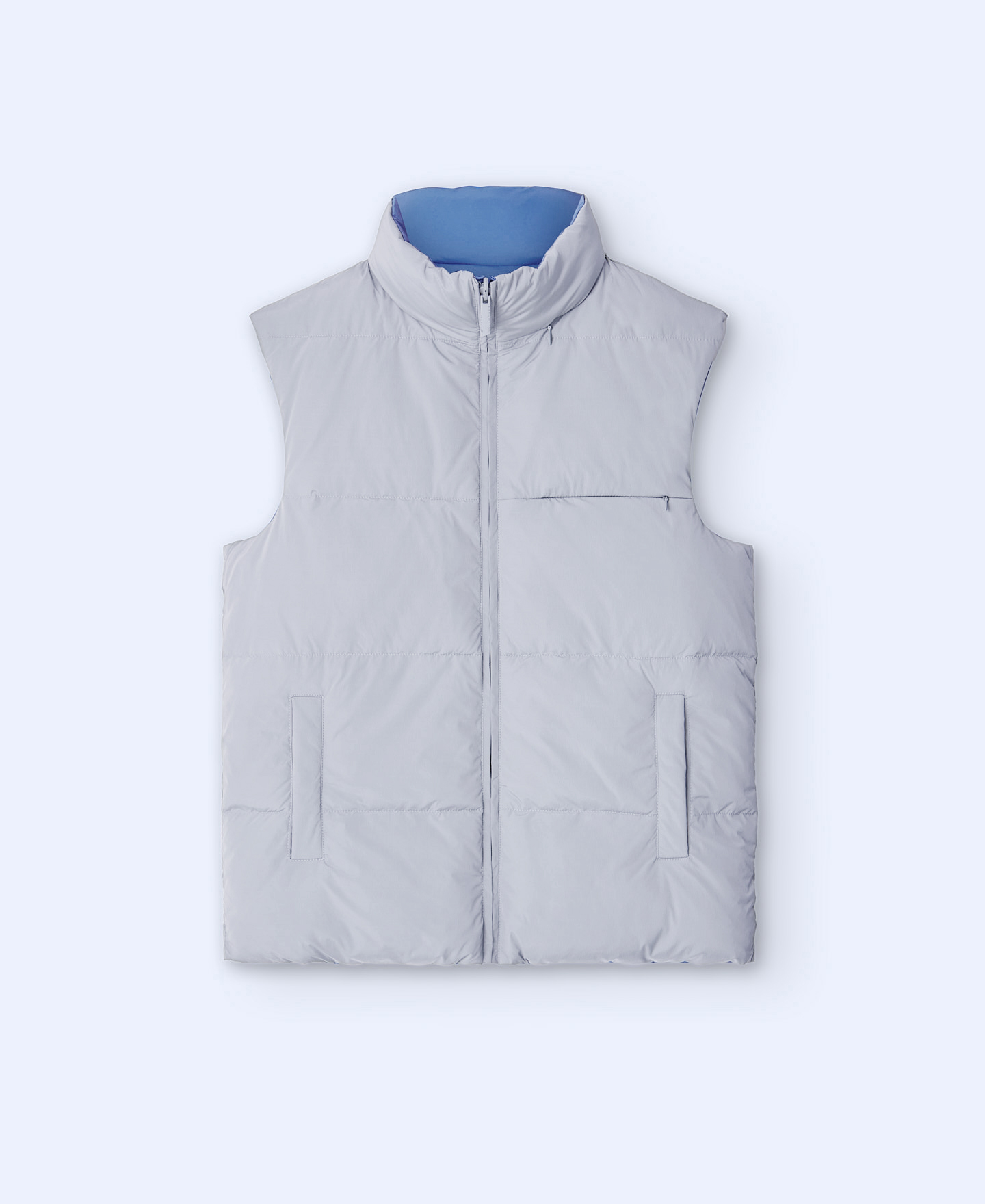 Reversible padded nylon waistcoat image number 6