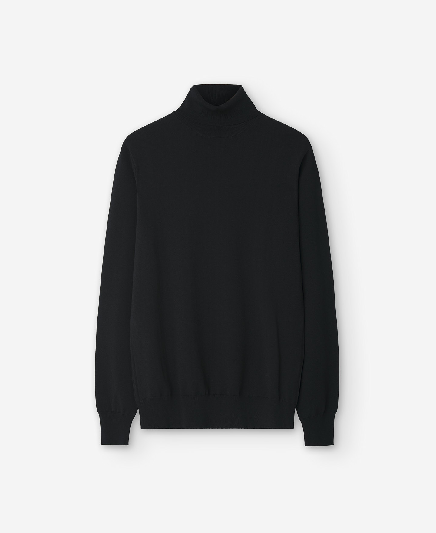 Black turtleneck sweater image number 4