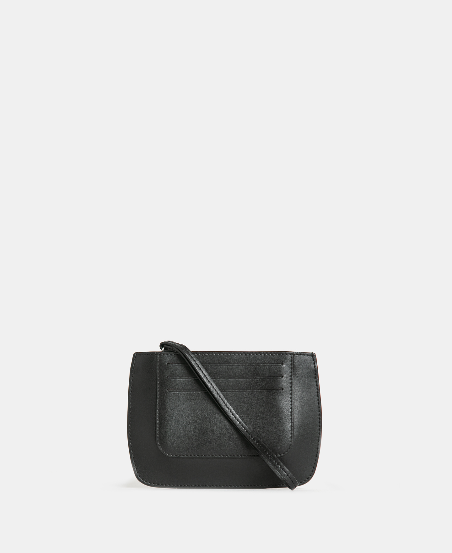 Cartera en piel vaqueta image number 1