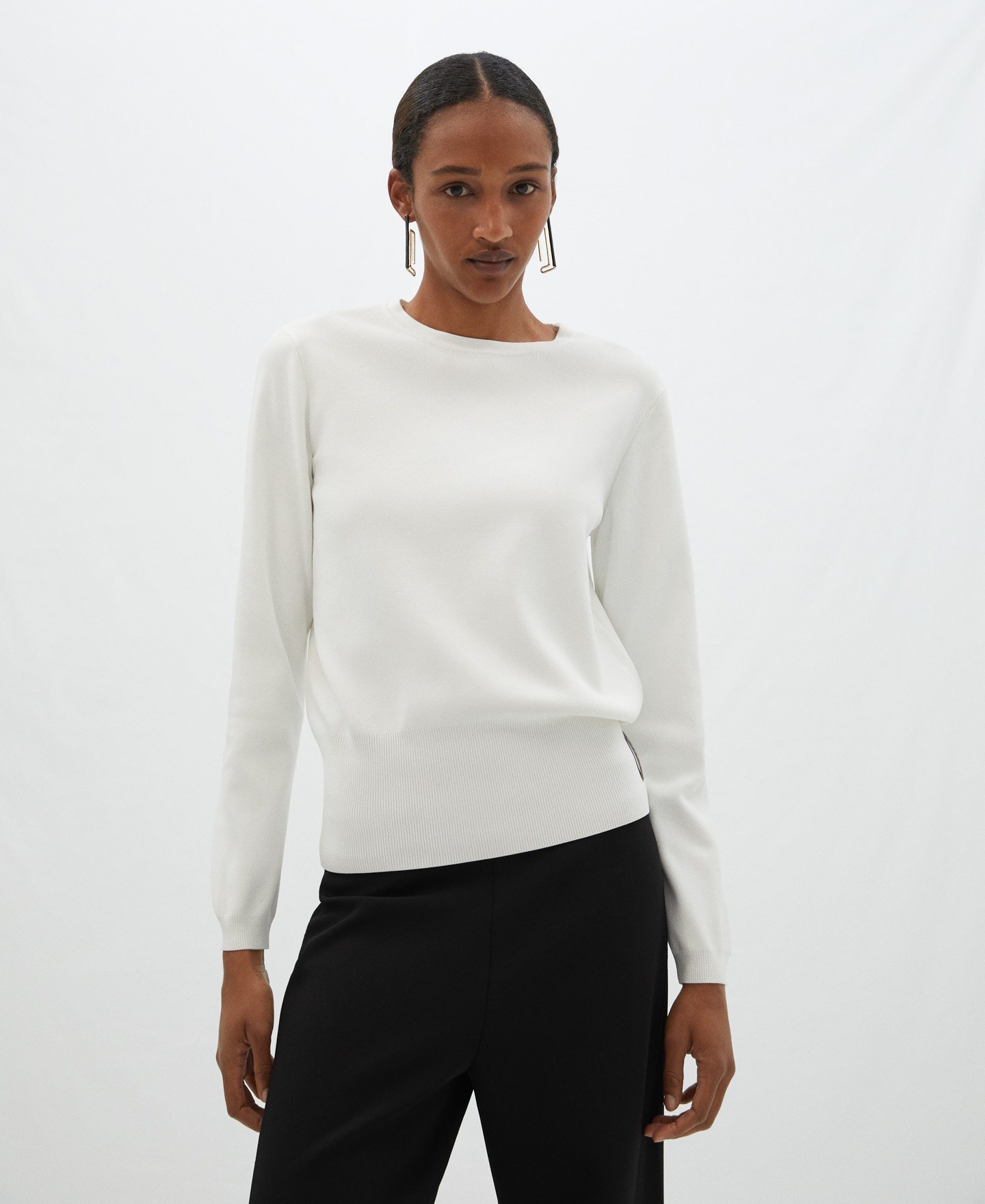 Jersey punto goma en viscosa y nylon image number 0