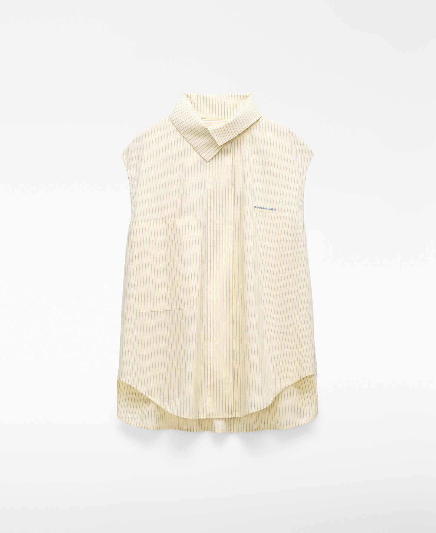 Camisa rayas cuello chimenea algod&oacute;n image number 4