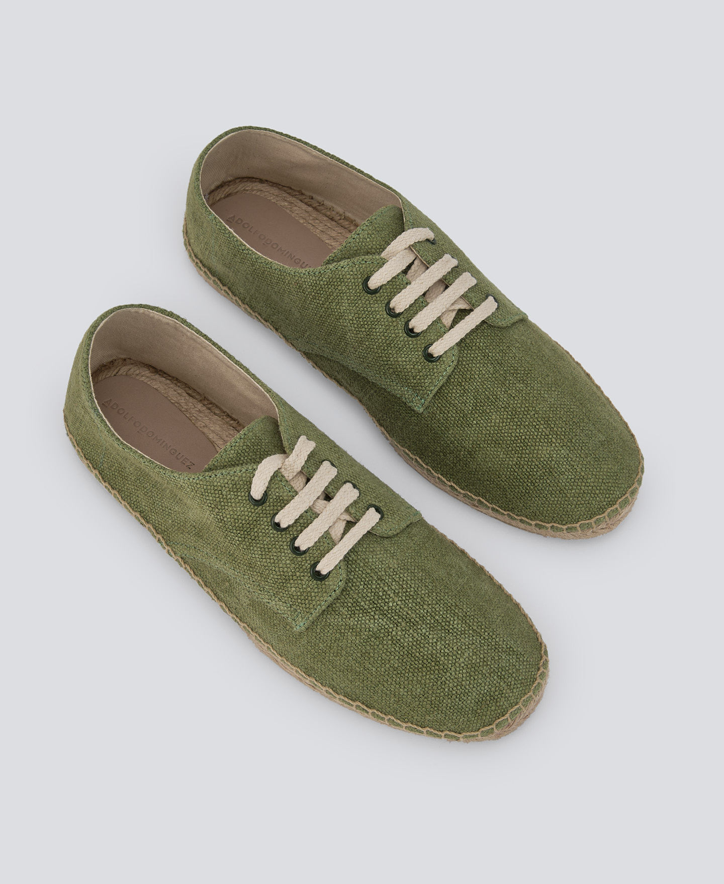 Cotton lace-up espadrilles man image number 1