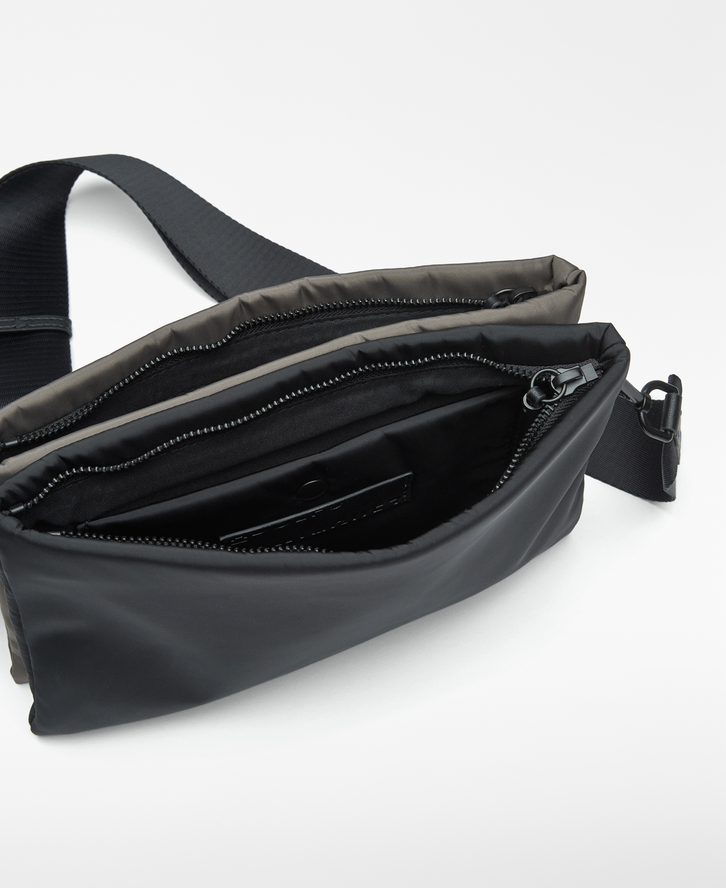 Nylon two-tone small crossbody image number 2