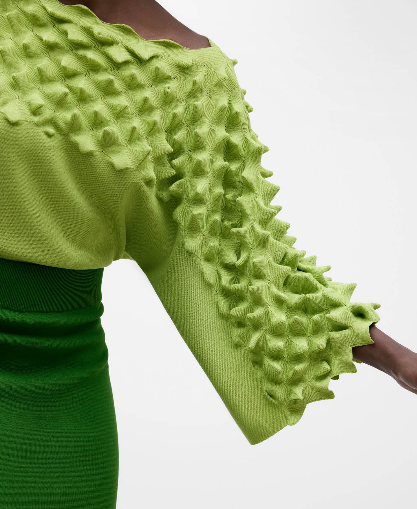 Unstructured 3D effect sweater image number 3
