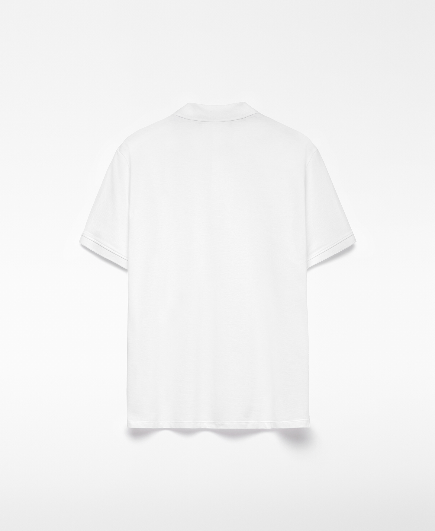 Organic cotton piqué polo shirt man image number 5