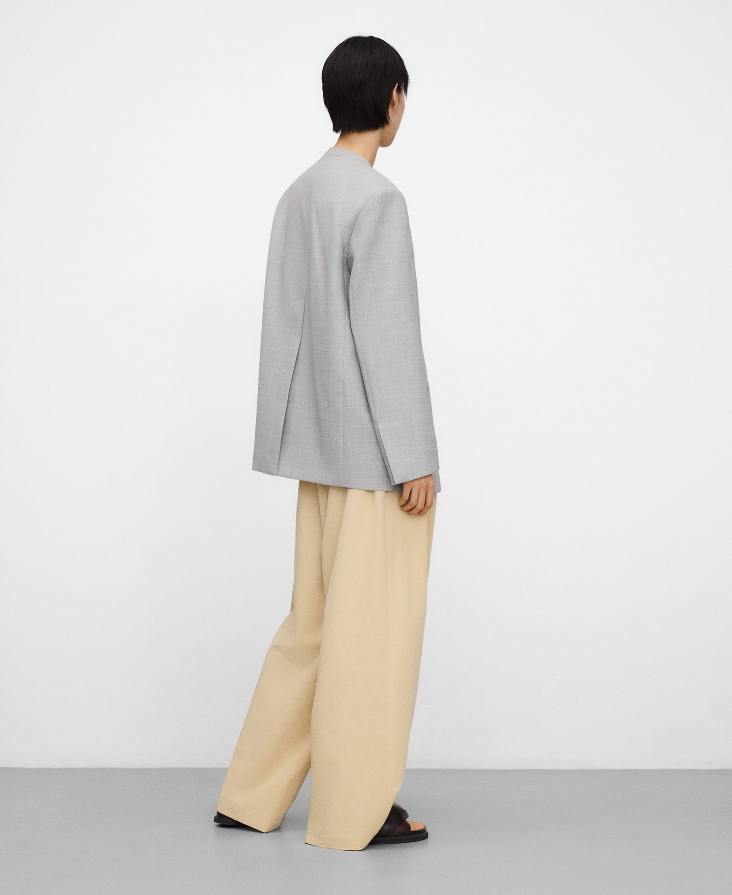 Wrap pleated trousers image number 2