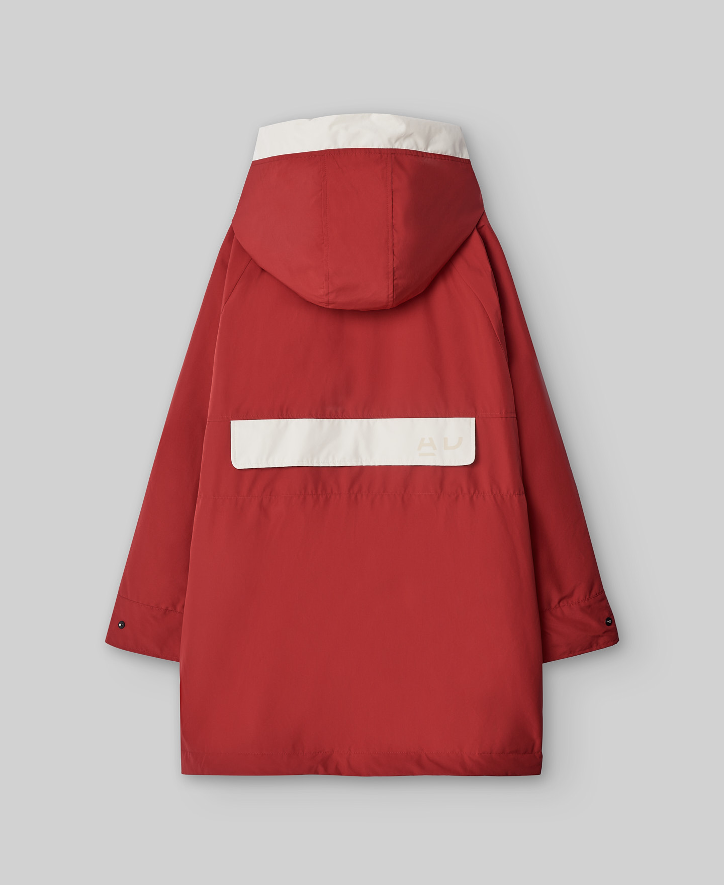 Two-tone hooded parka woman image number 5