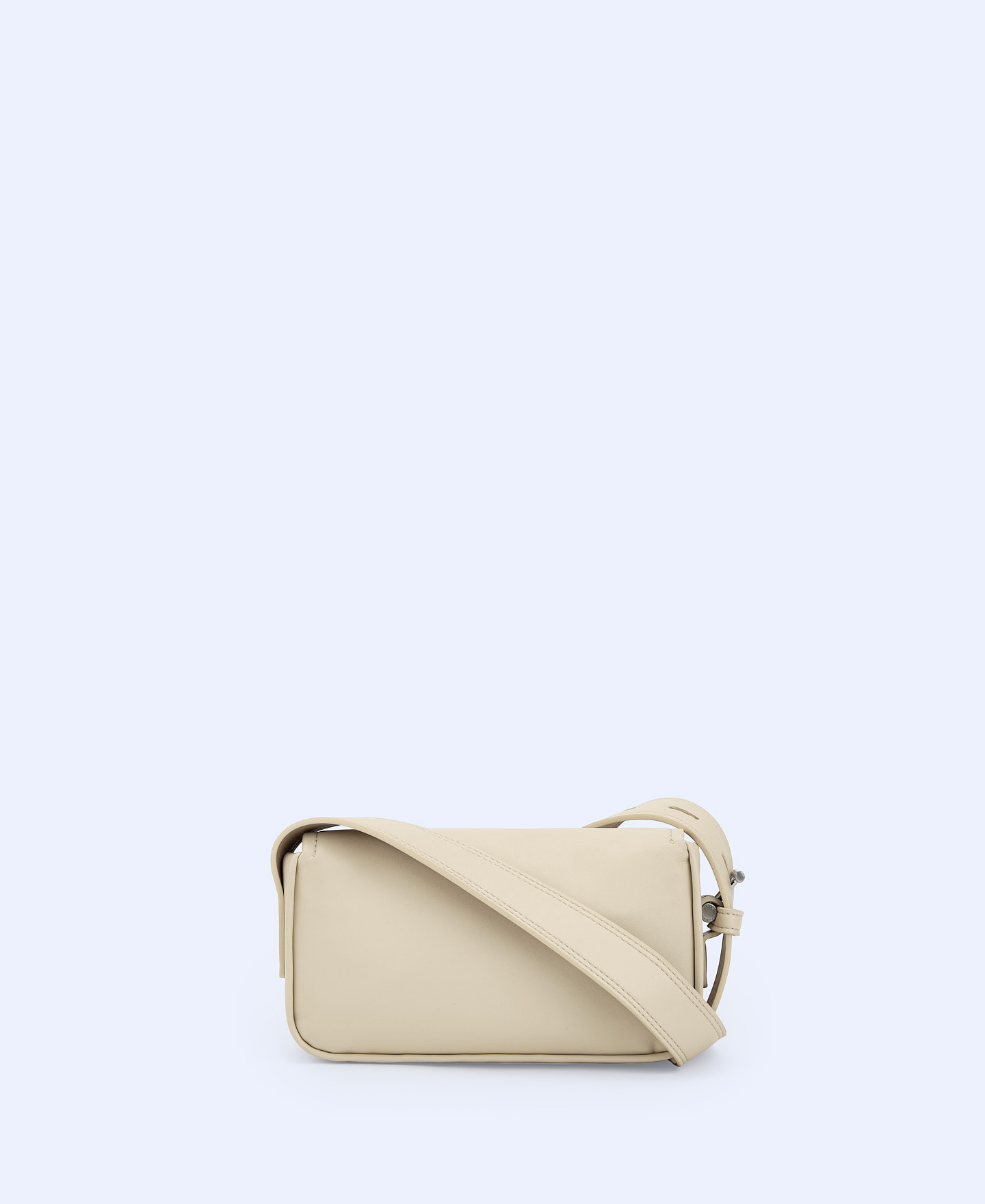 Smooth texture small shoulder bag image number 1