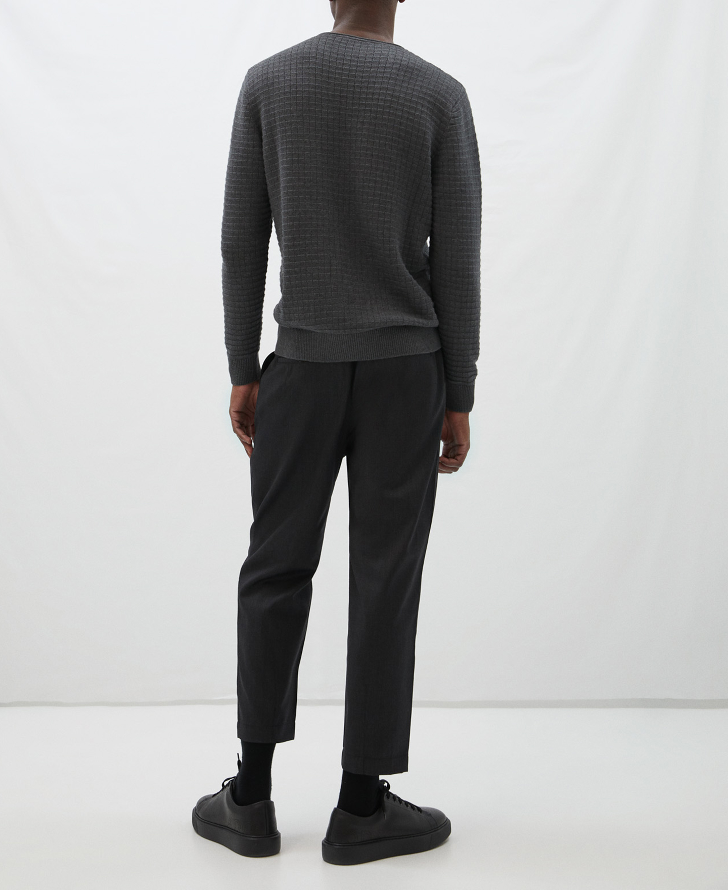 Cotton roll neck jumper image number 2