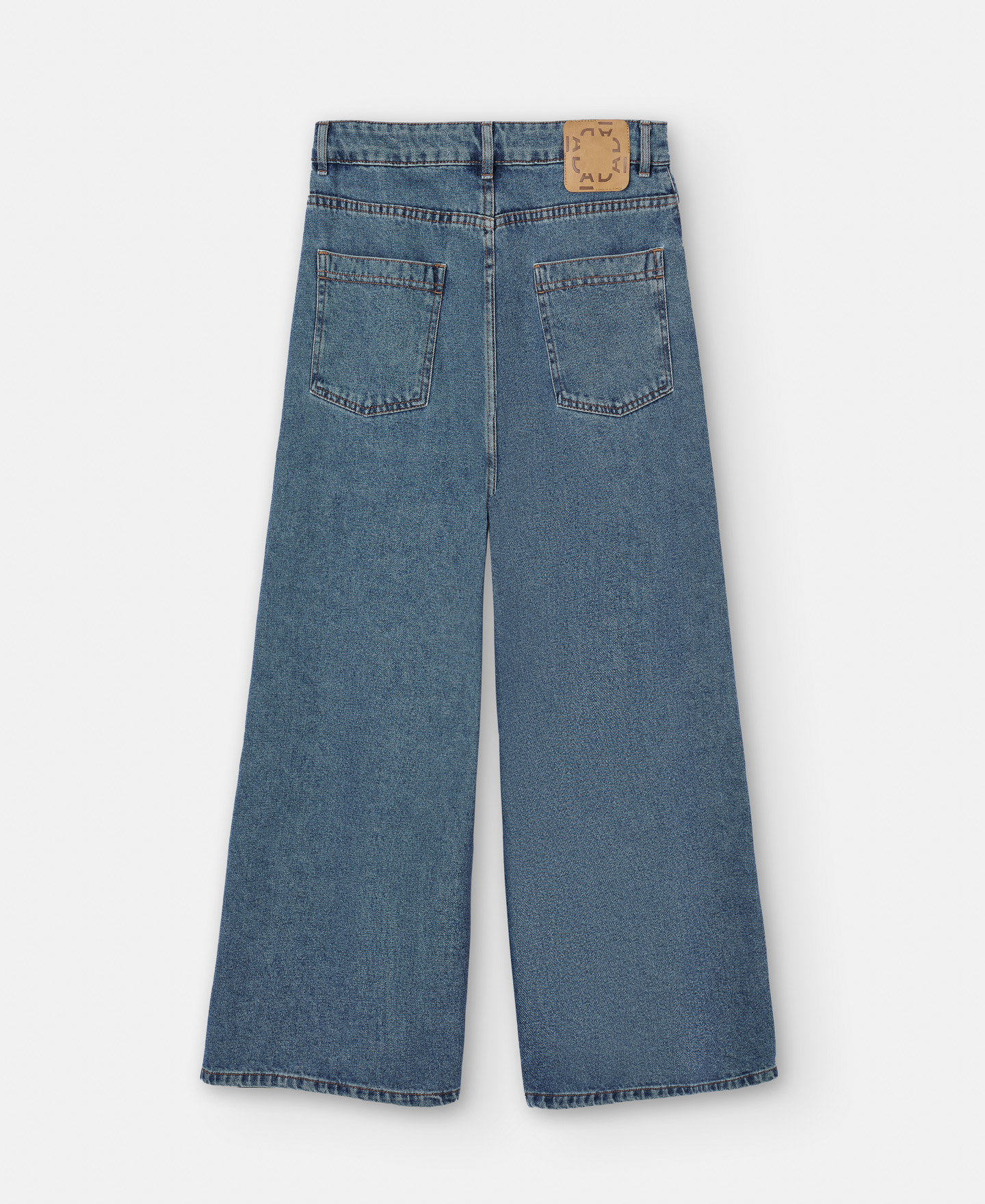 Organic cotton cropped jeans image number 1