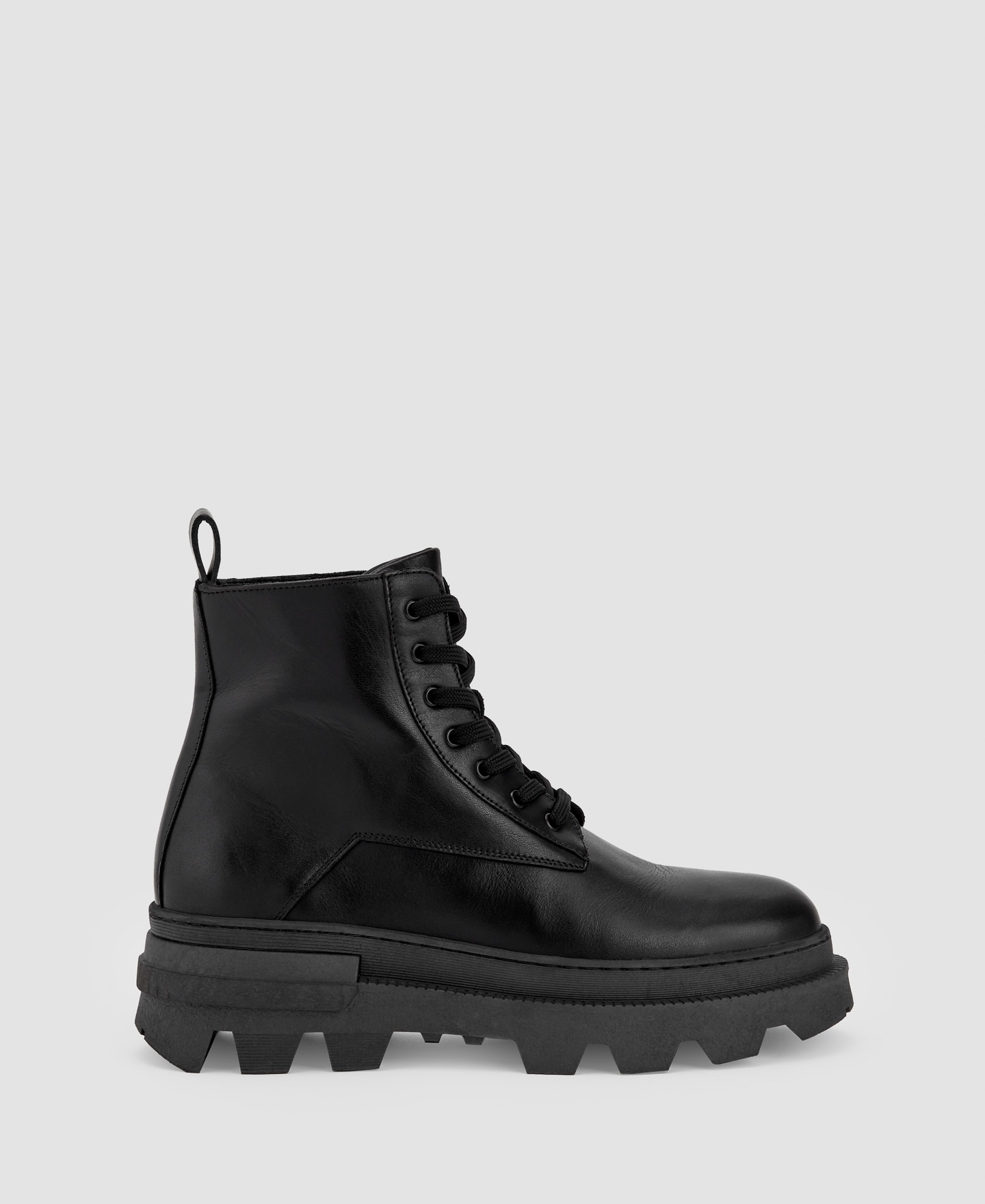Bovine leather chunky sole boot image number 0