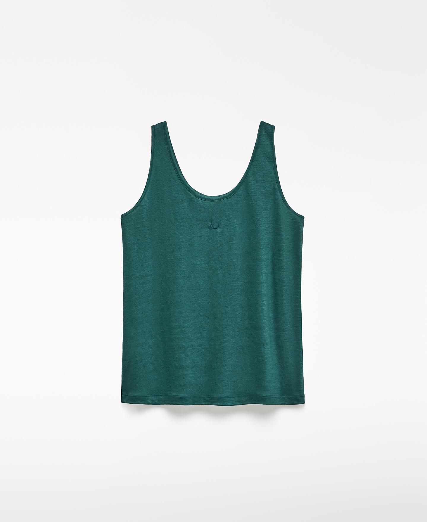 European linen sleeveless T-shirt woman image number 5