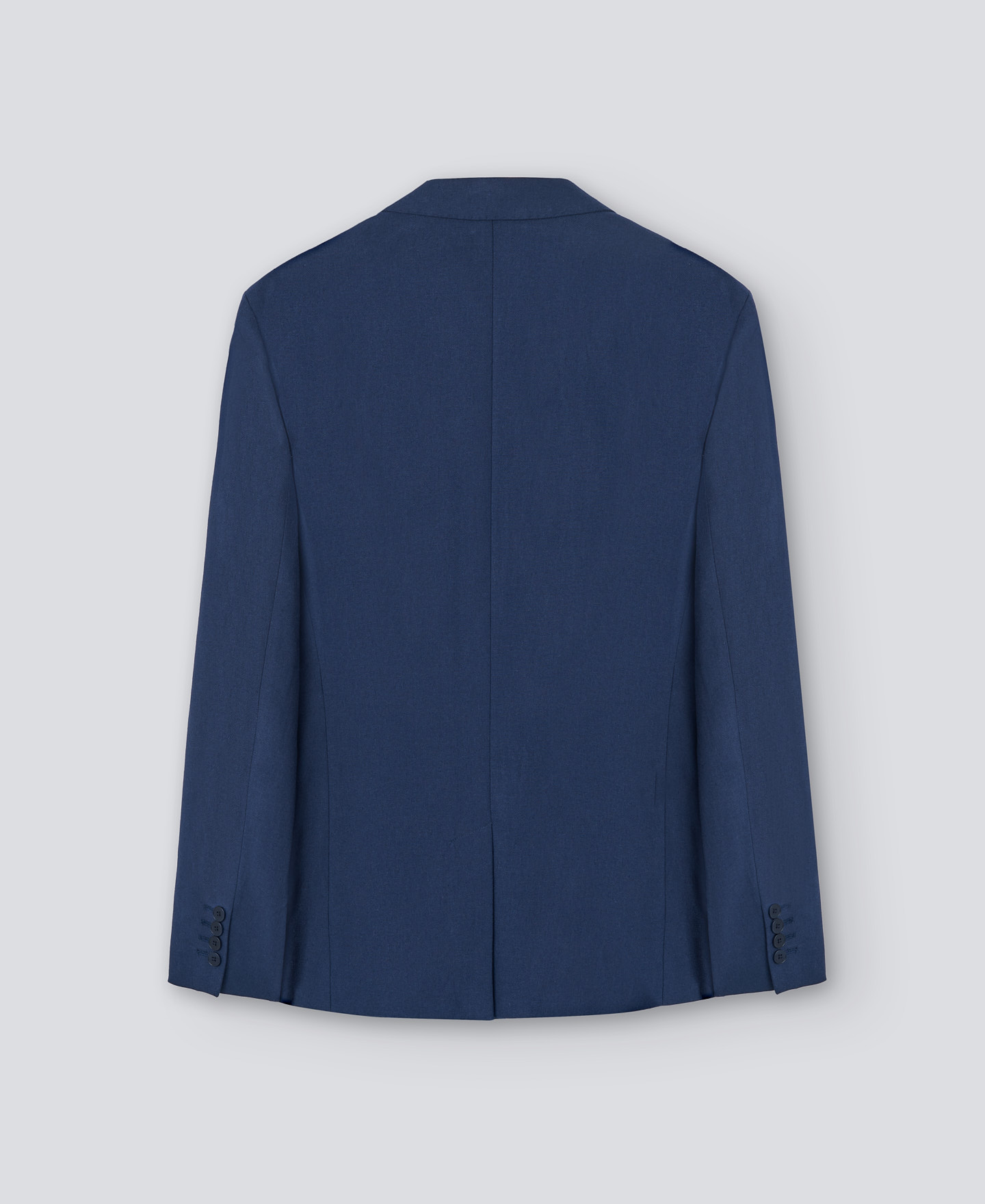 Blazer lino algodón azul marino hombre image number 5