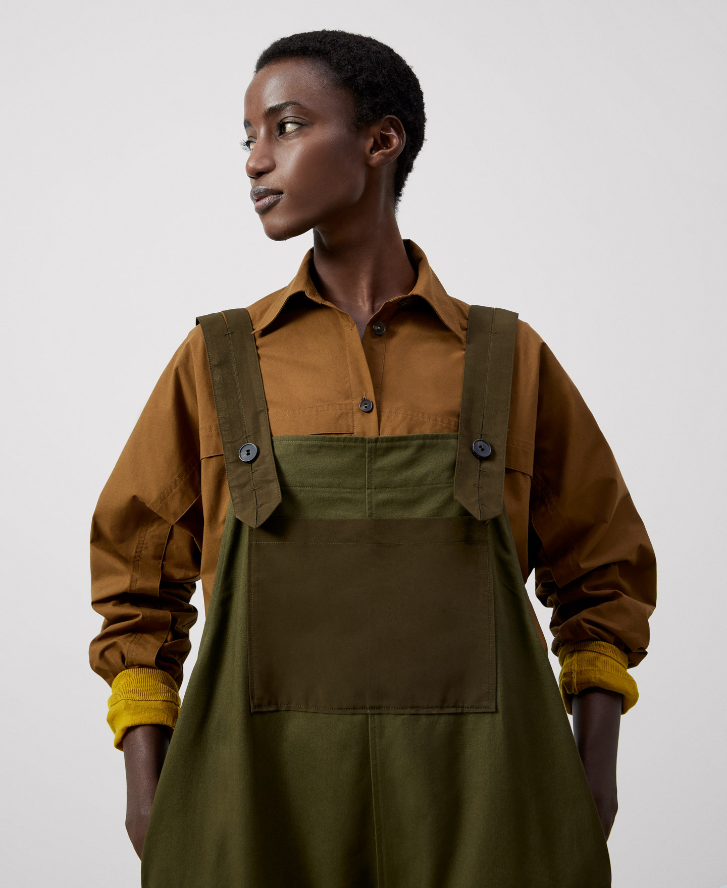 Cotton dungarees image number 0