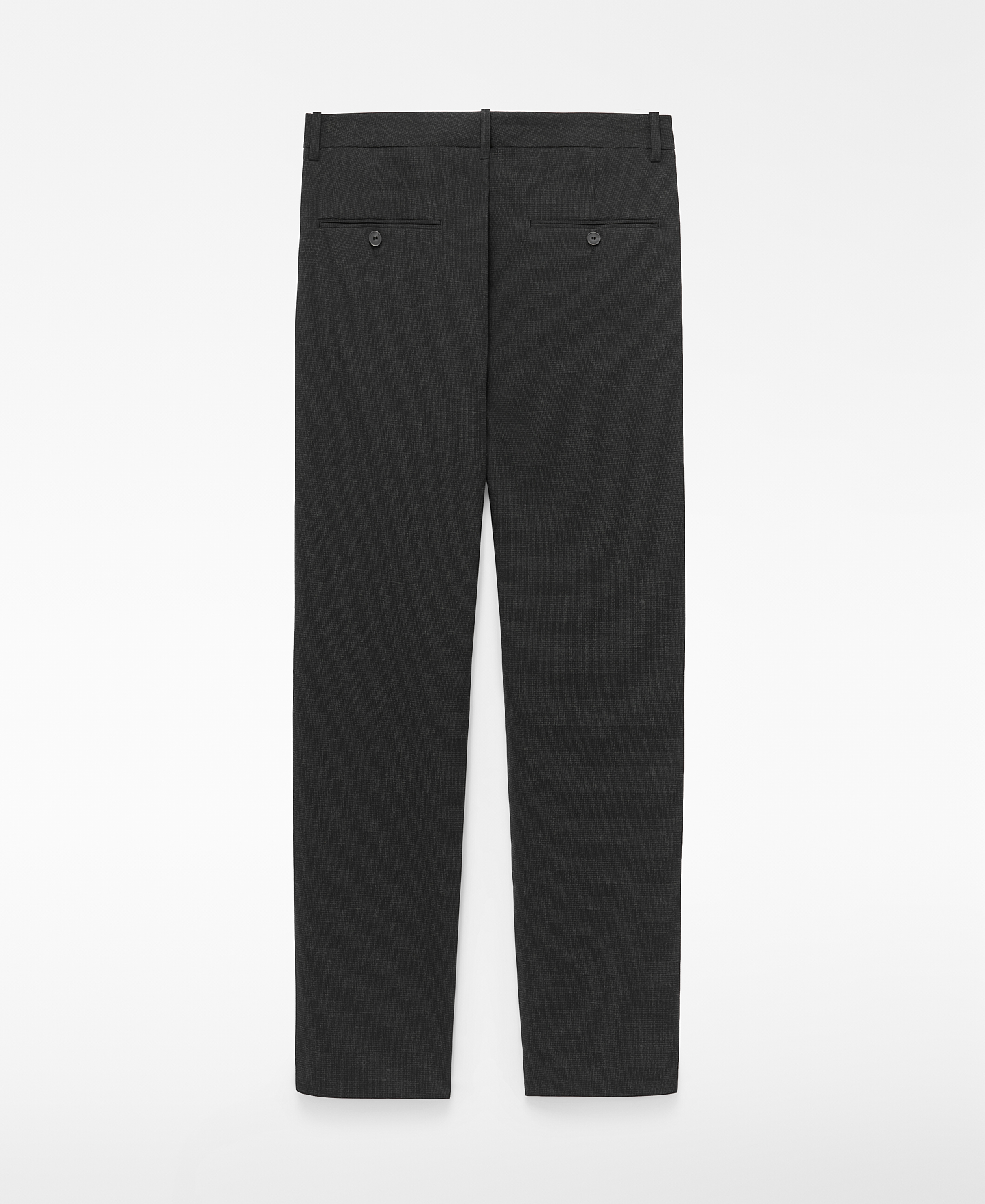 Slim fit micro-pattern tailored trousers image number 5
