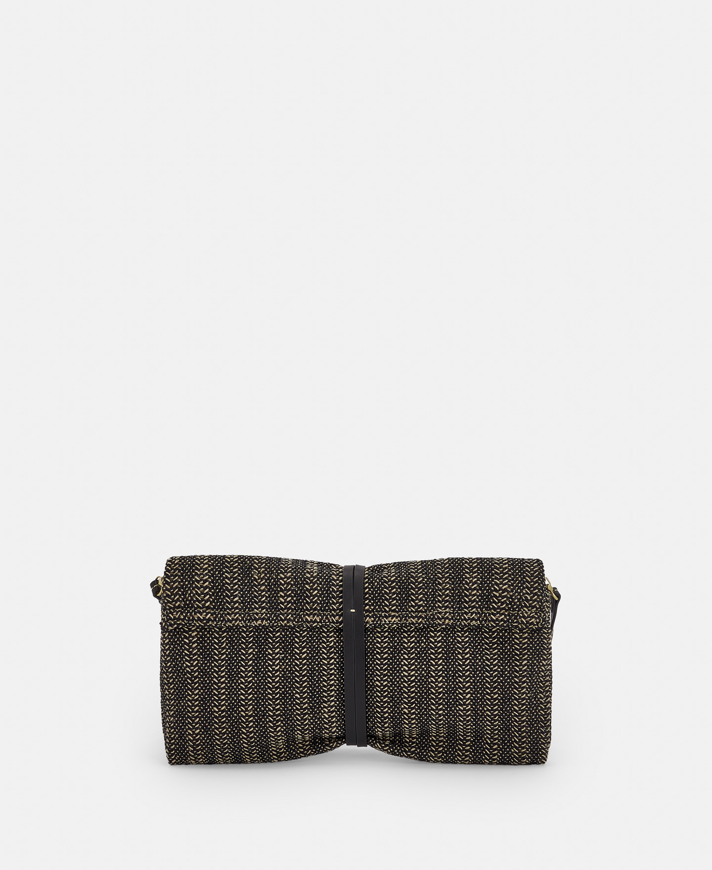 Raffia wallet with metal clasp image number 1