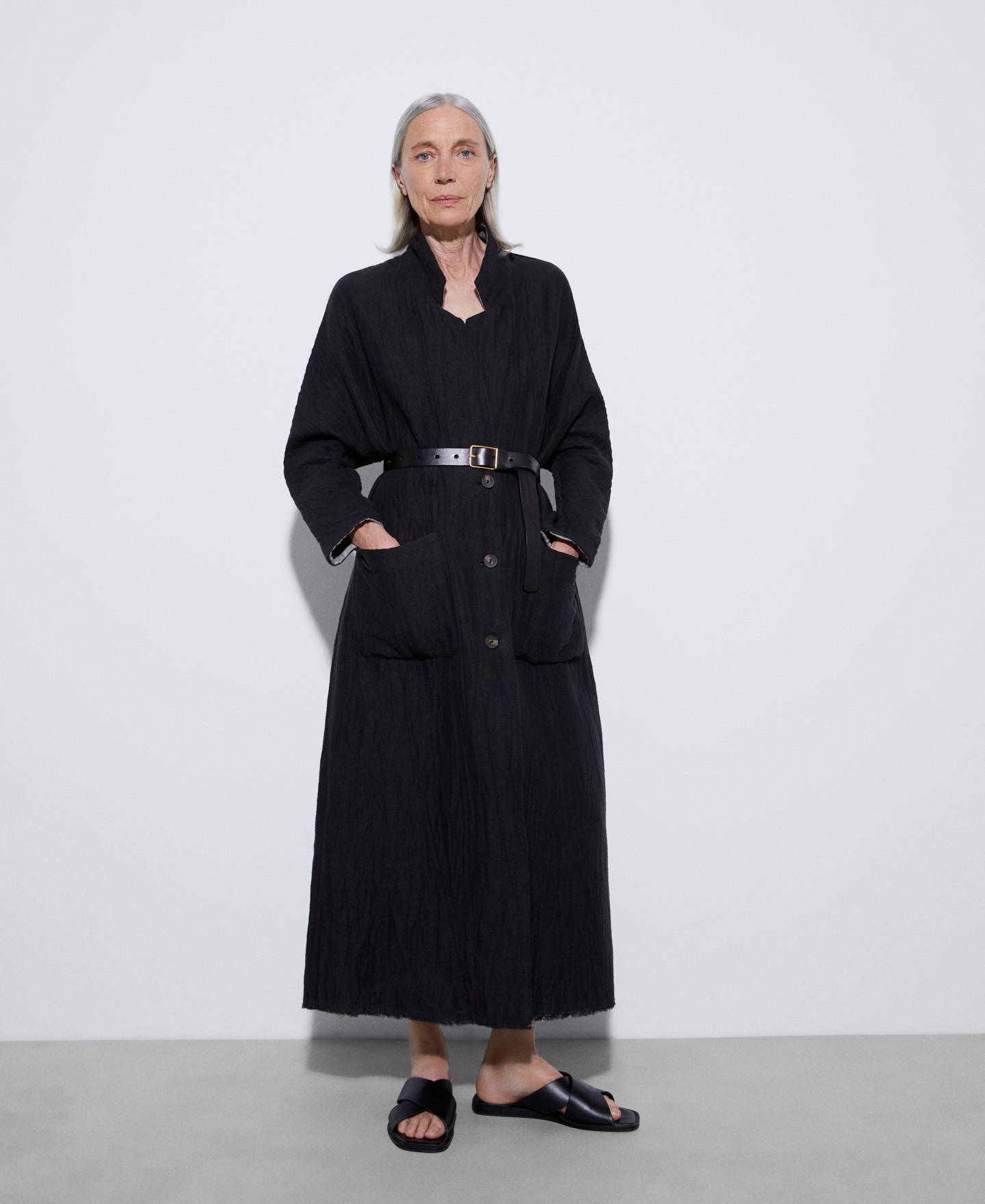 Morriña coat in cotton and linen image number 4