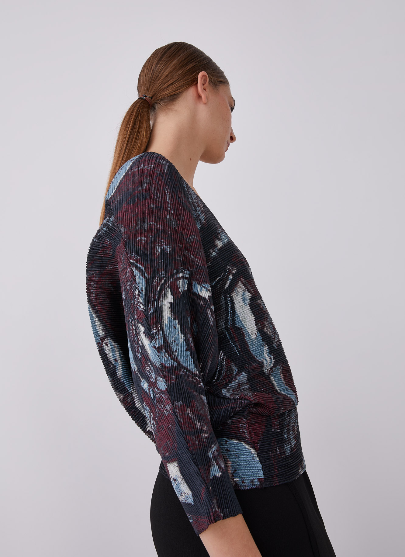 Sudadera de crinkle estampada image number 2