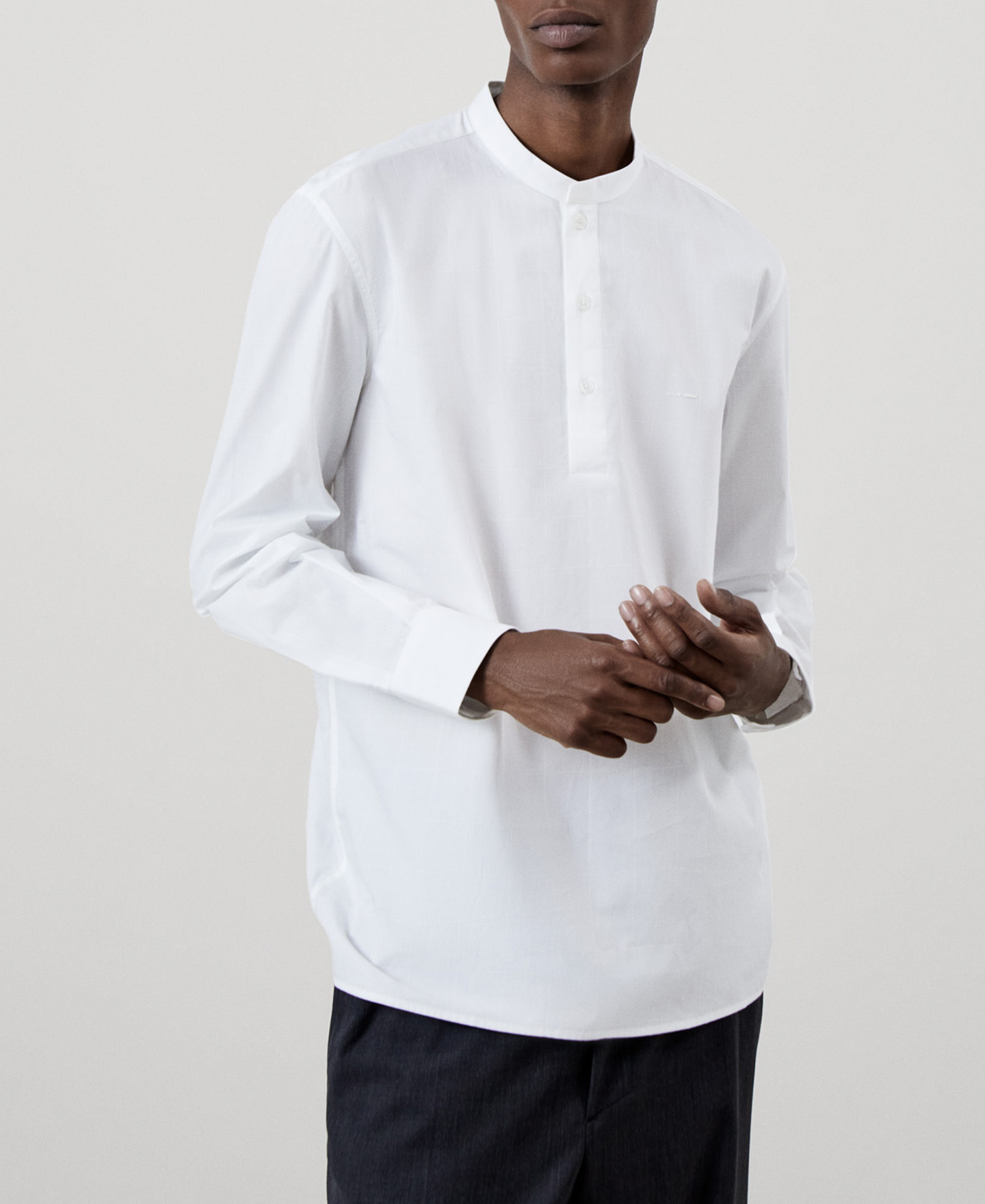 Organic cotton baker's shirt image number 0