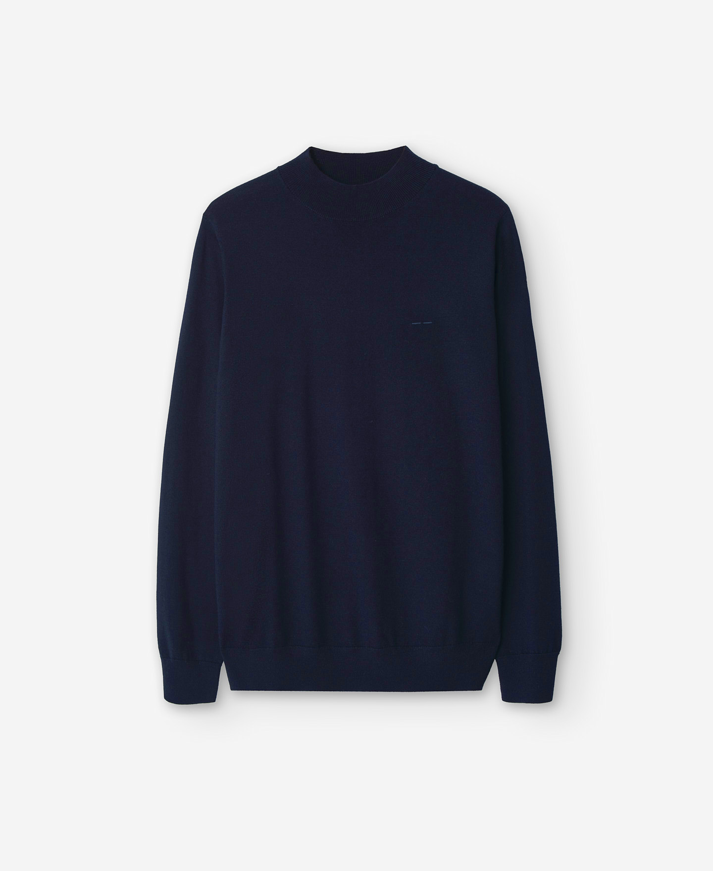 Merino wool perkins collar sweater men image number 4