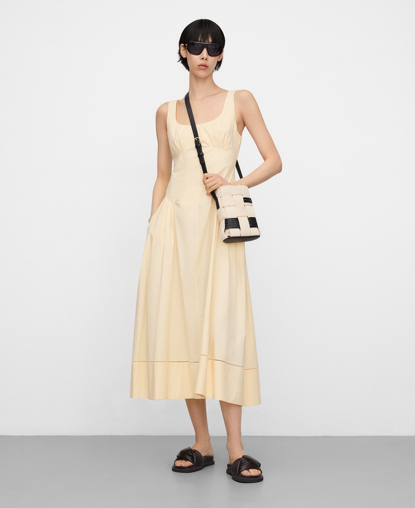 Petit sac &agrave; bandouli&egrave;re Horizonte en coton image number 4