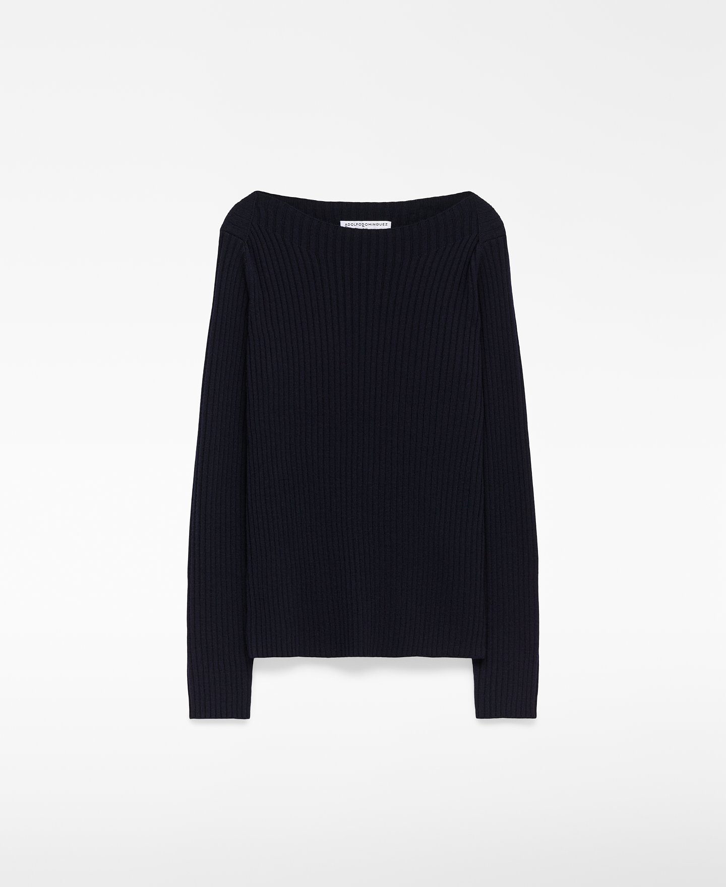 Jersey canalé lana merino mujer image number 4