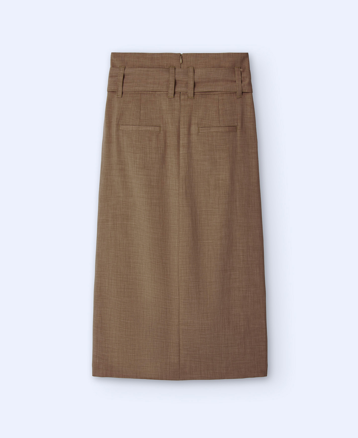 Falda midi pliegues image number 5