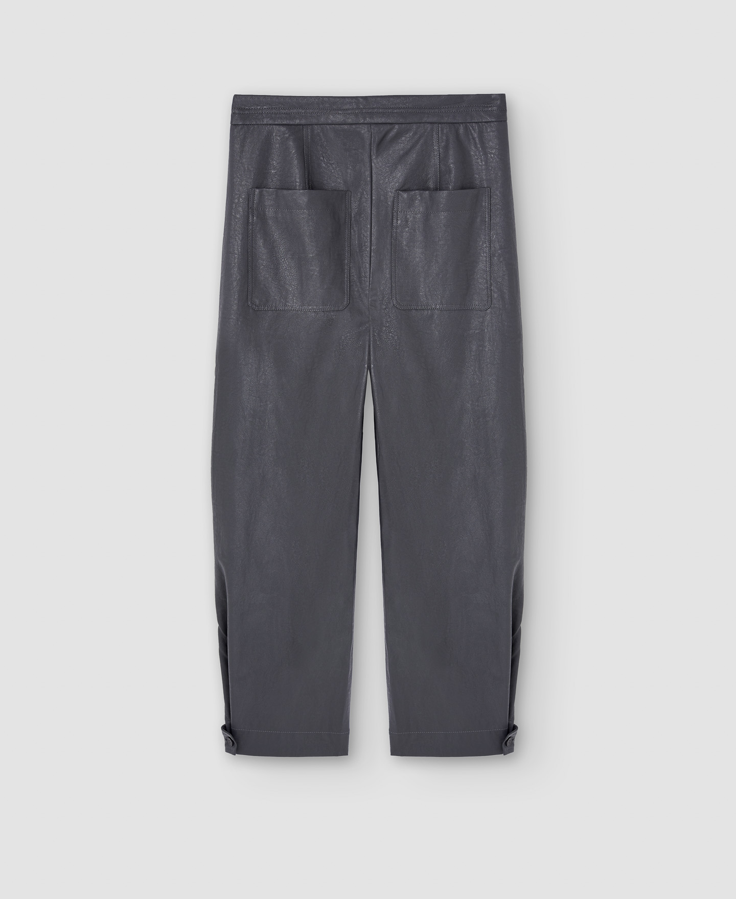 Viscose wide ankle length trousers image number 7