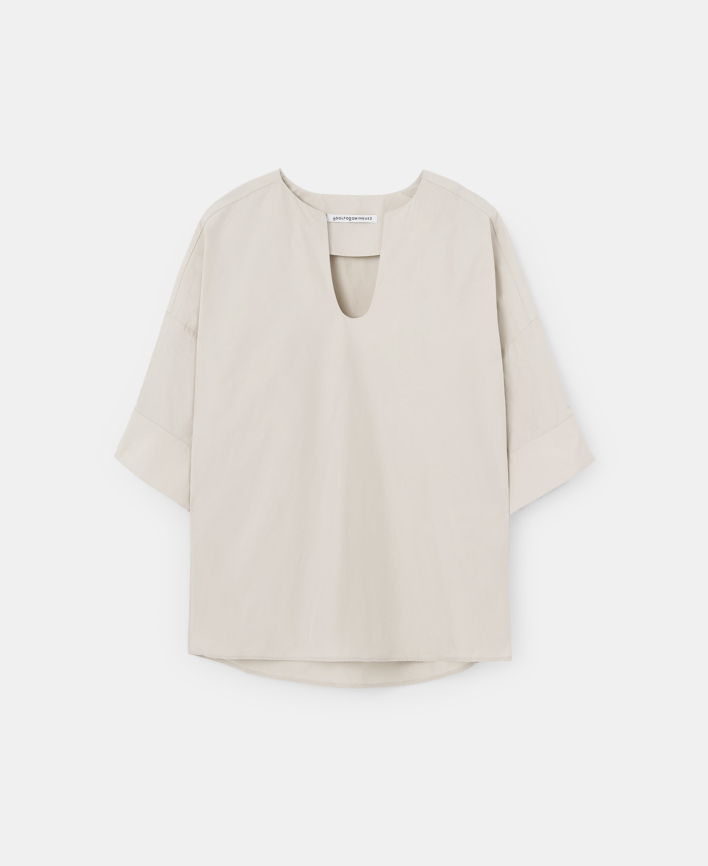 Fluid puffed sleeve shirt image number 4