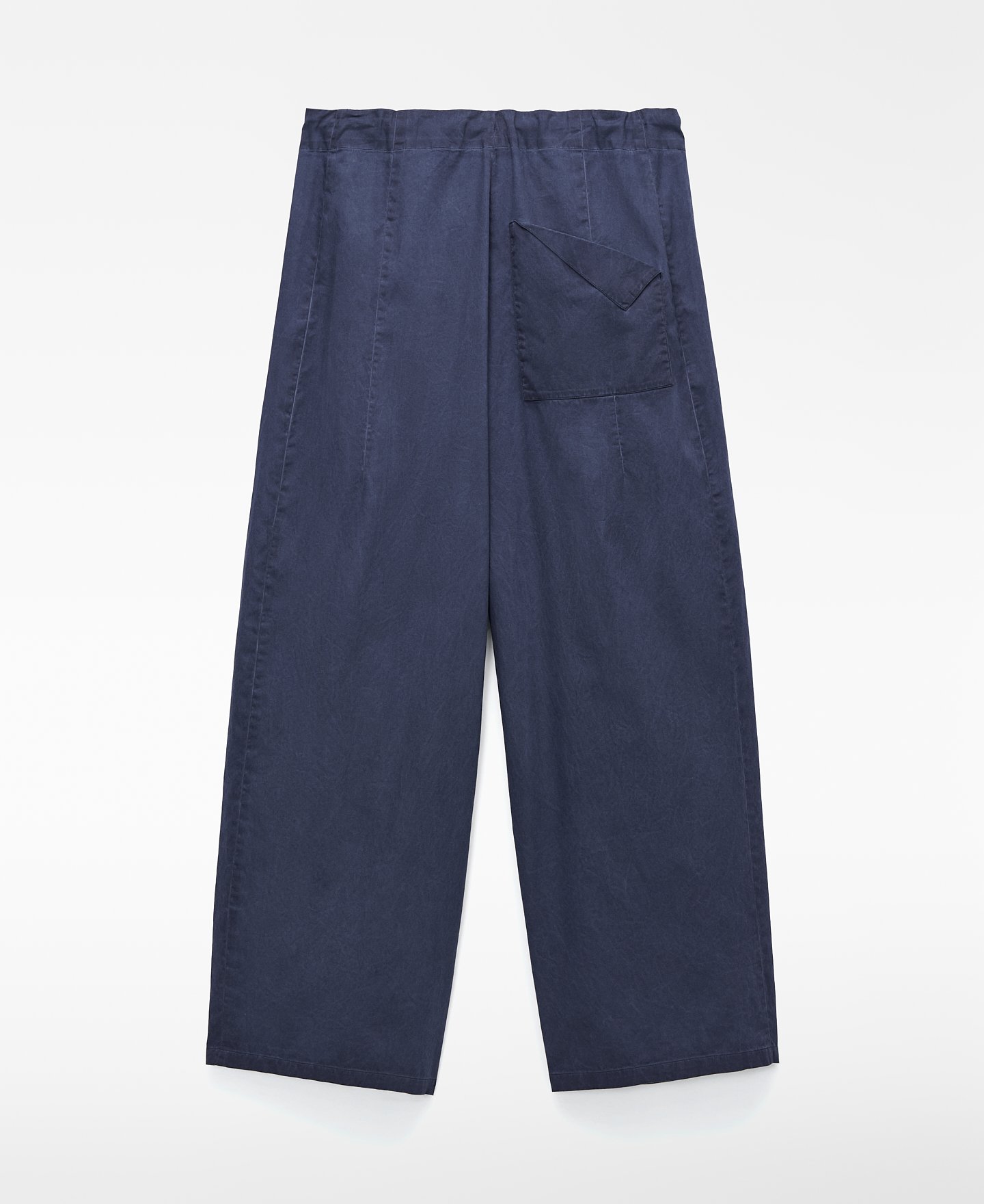Organic cotton barrel fit trousers image number 5